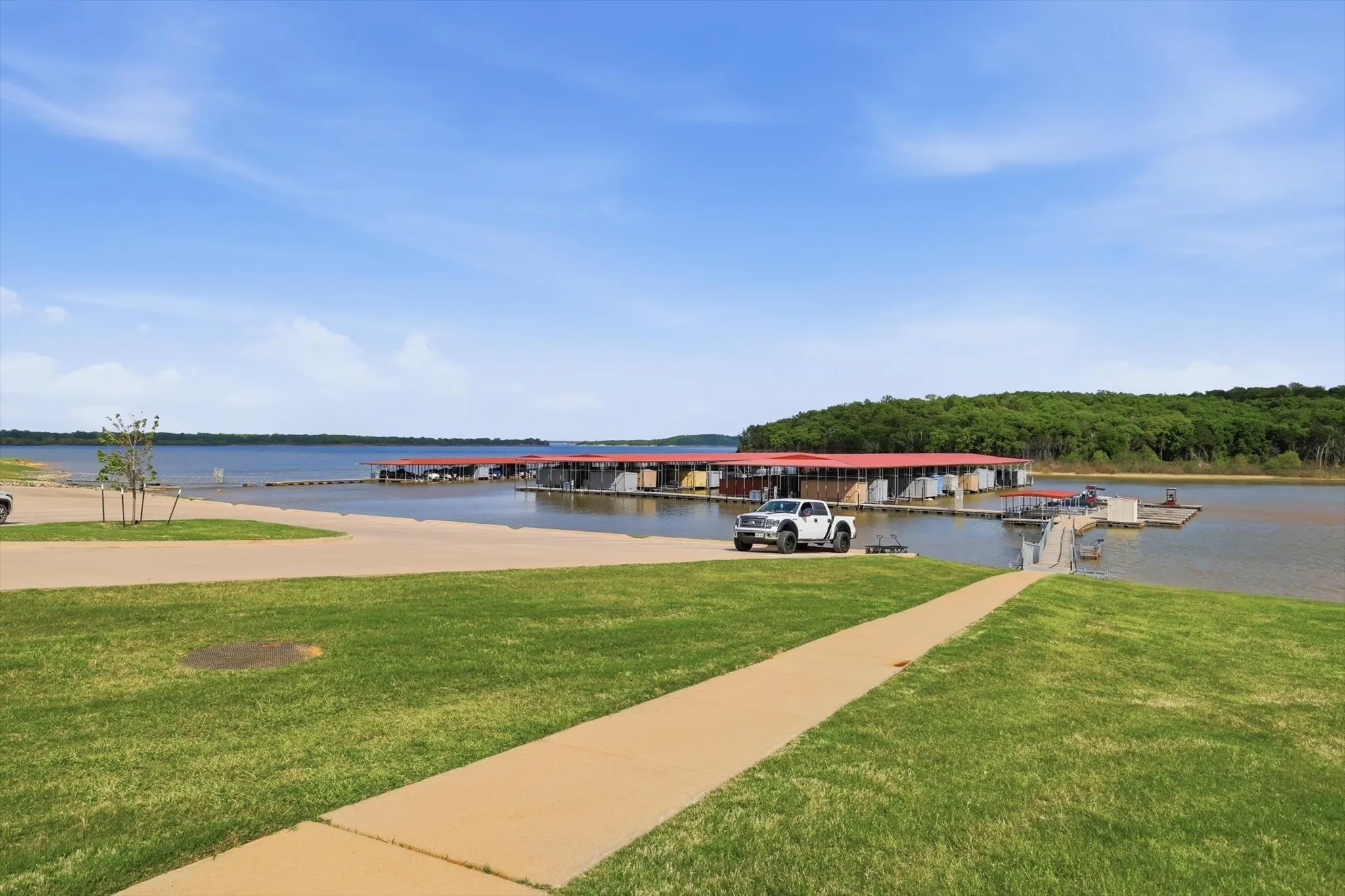Private boat dock and marina