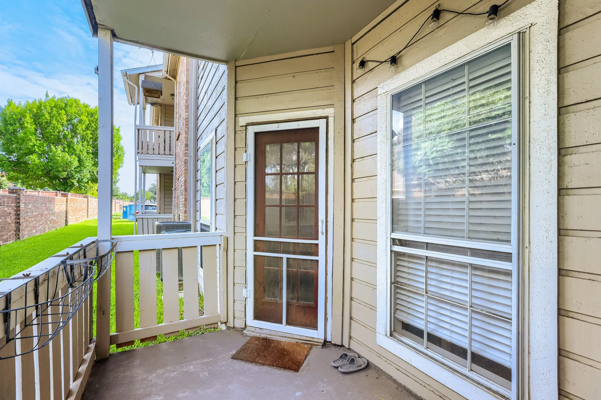 Covered patio