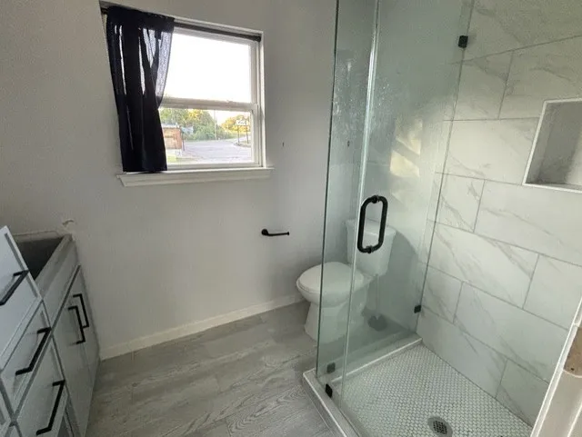 Primary bath with shower