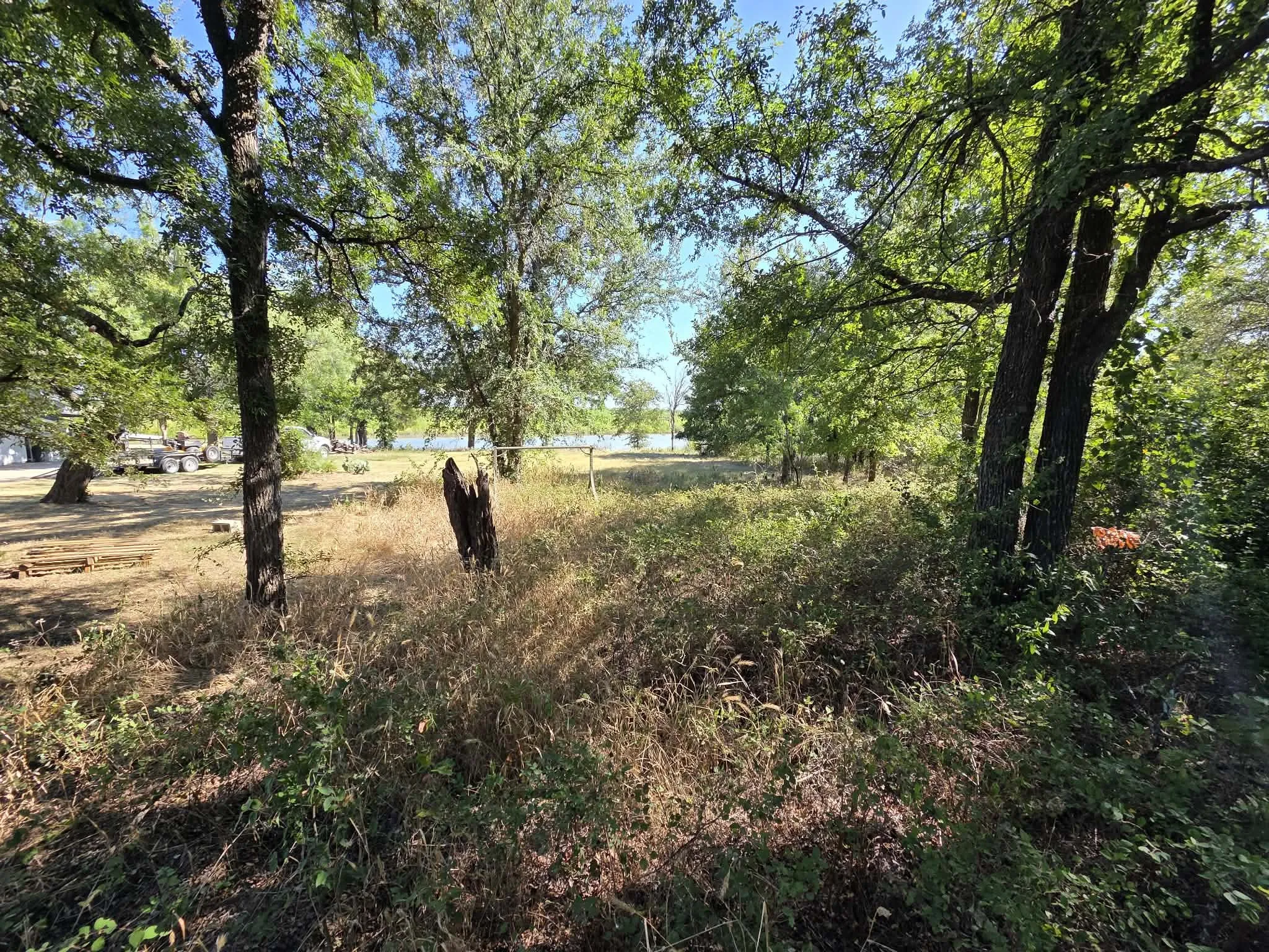 side view of lot