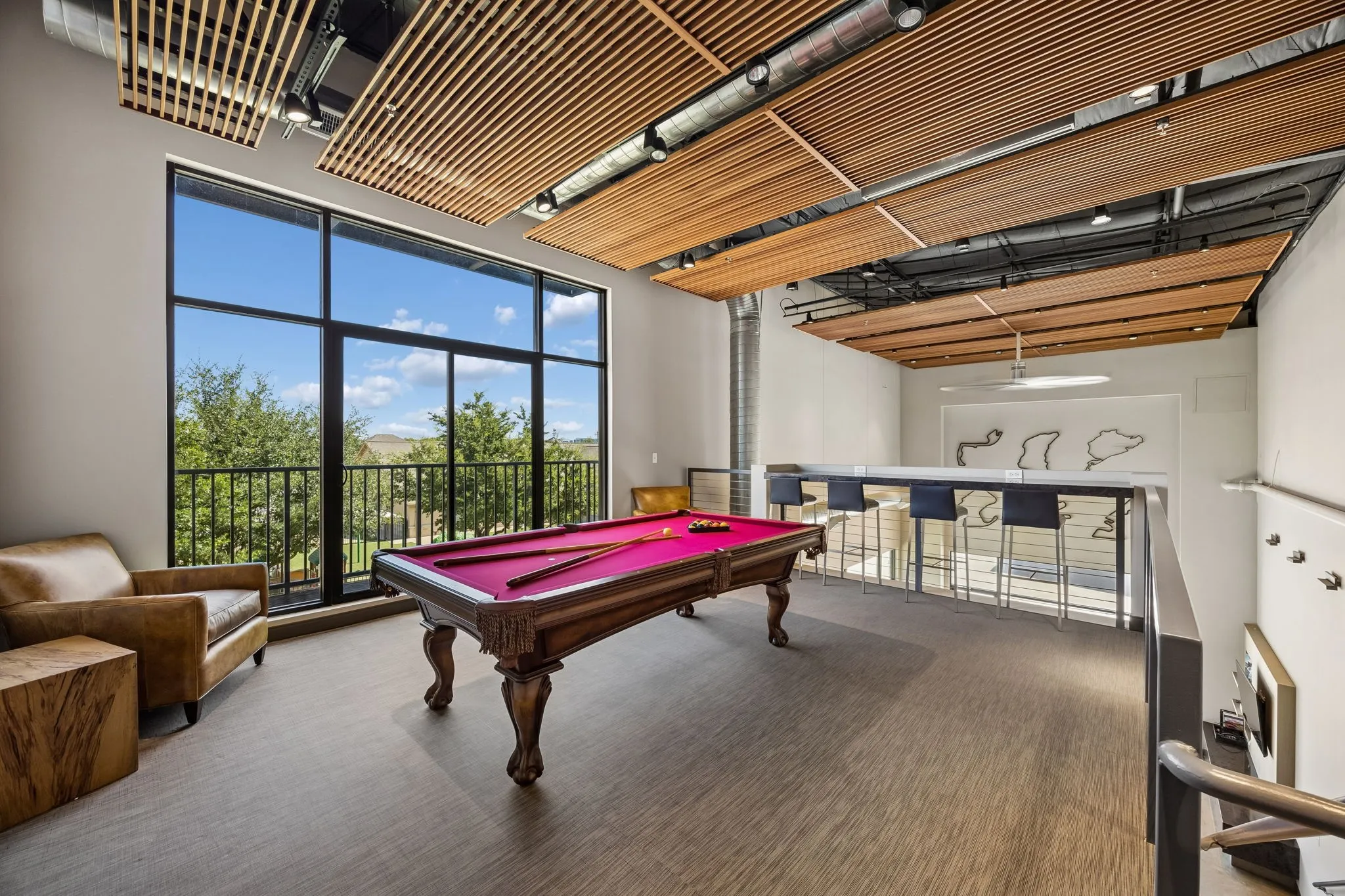 Community game room 2nd level club house