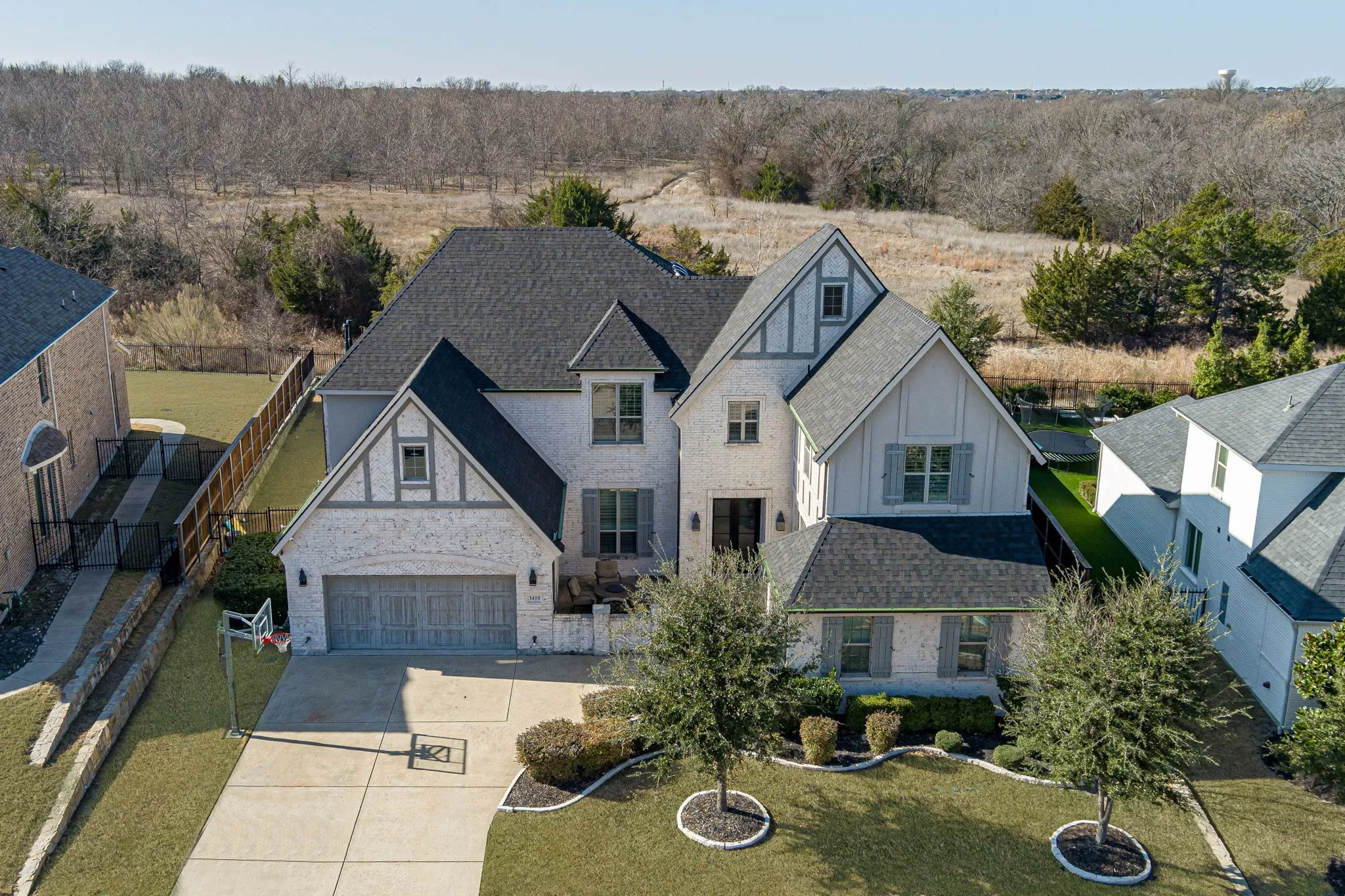 Beautiful Aerial Front View.