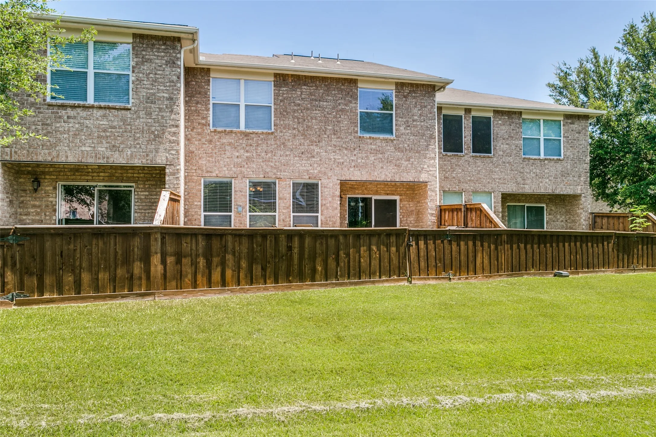 Back of property