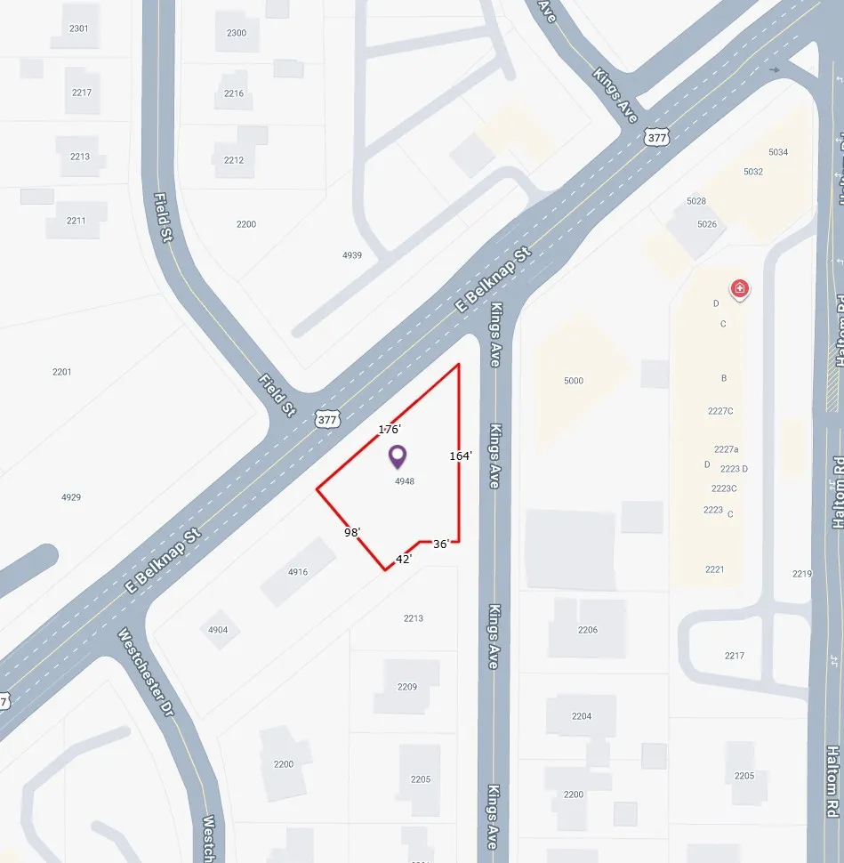 Property Survey. Illustrating the property boundaries and dimensions