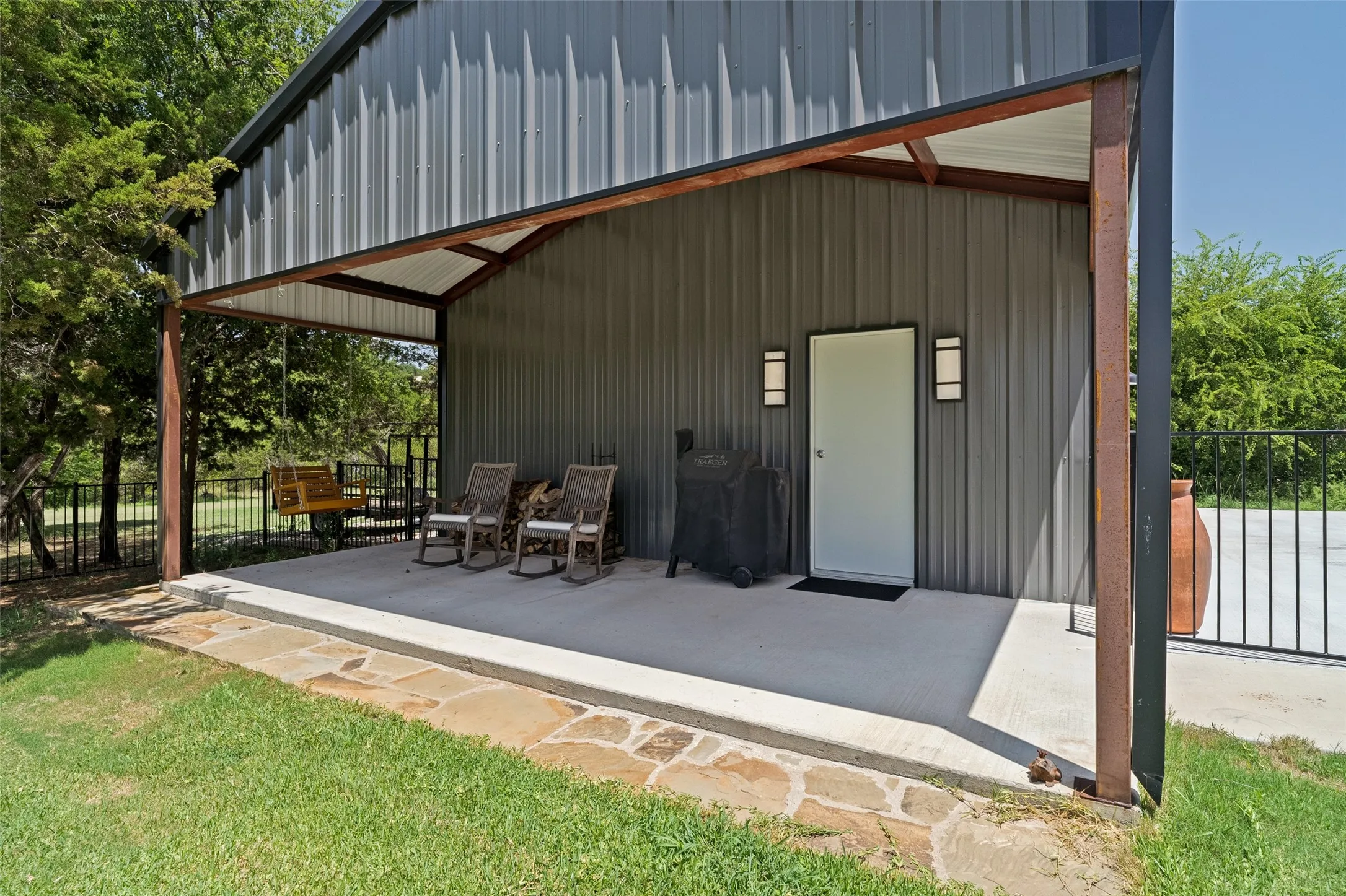 Covered patio