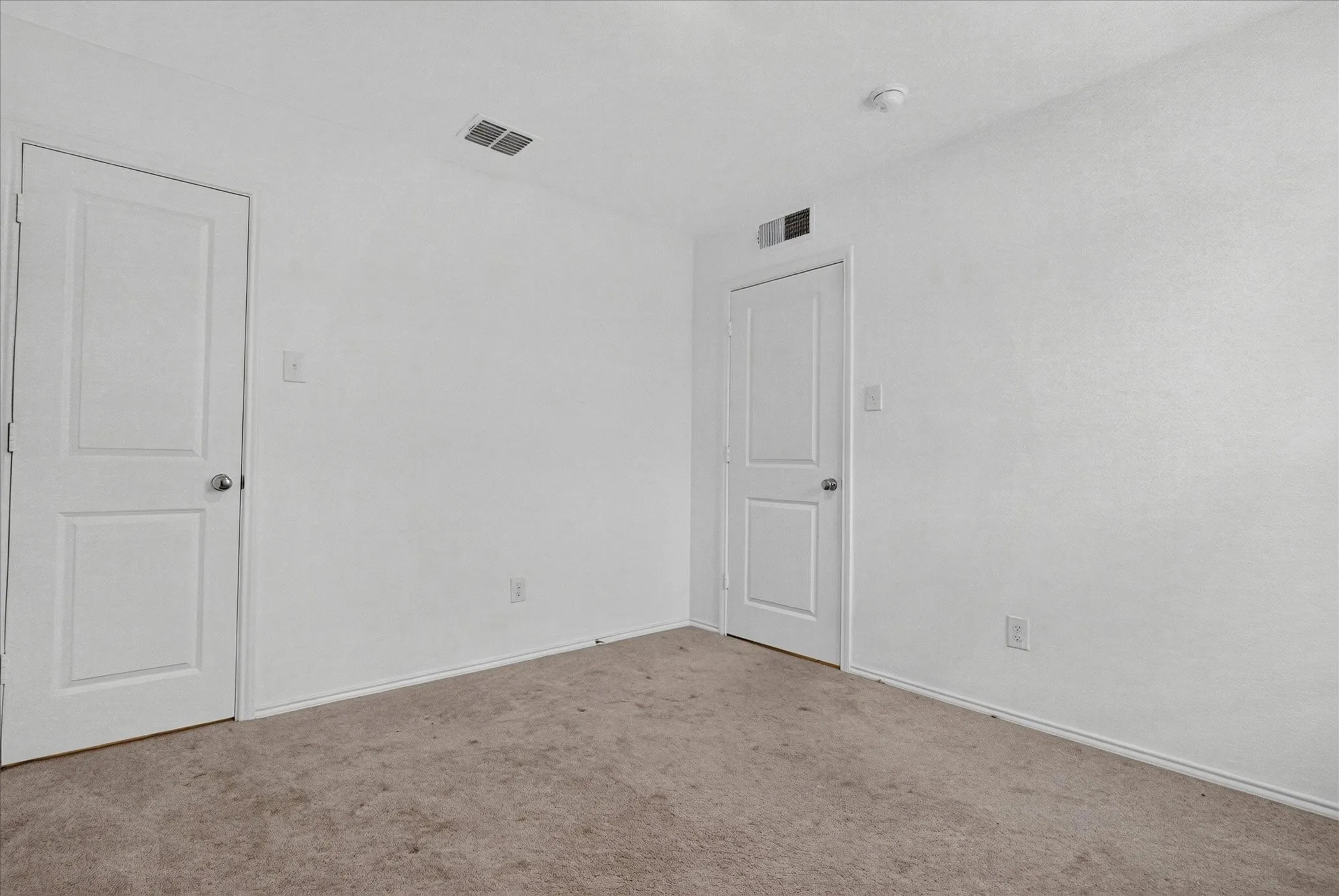 Walk in closet in bedroom