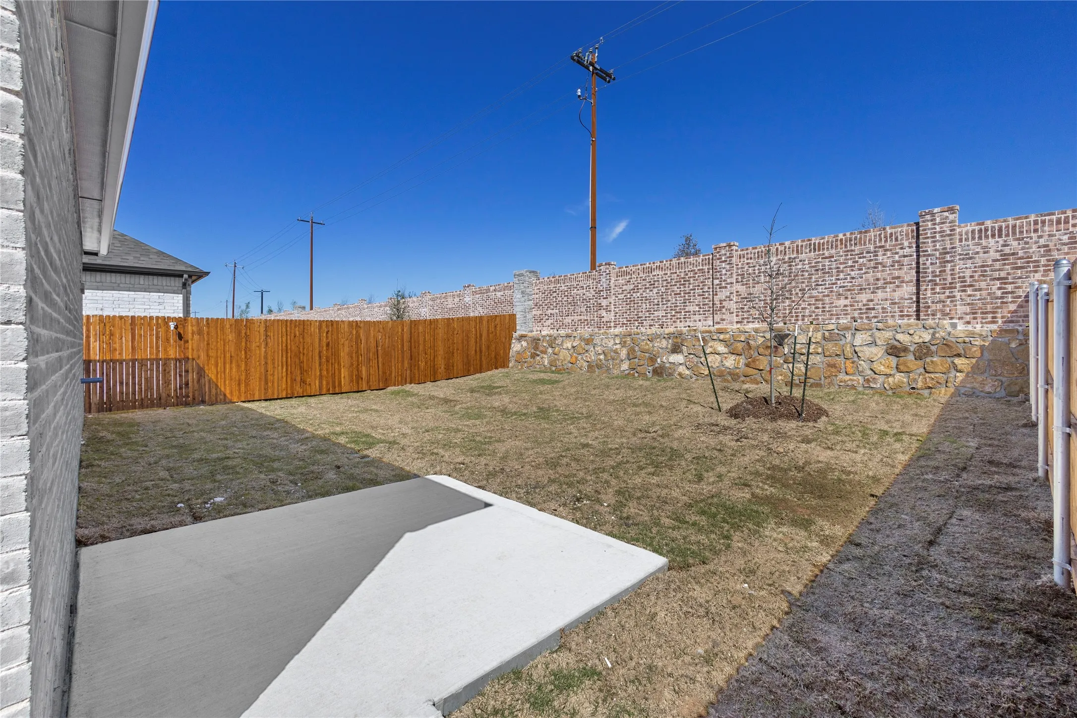 View of yard featuring a patio area