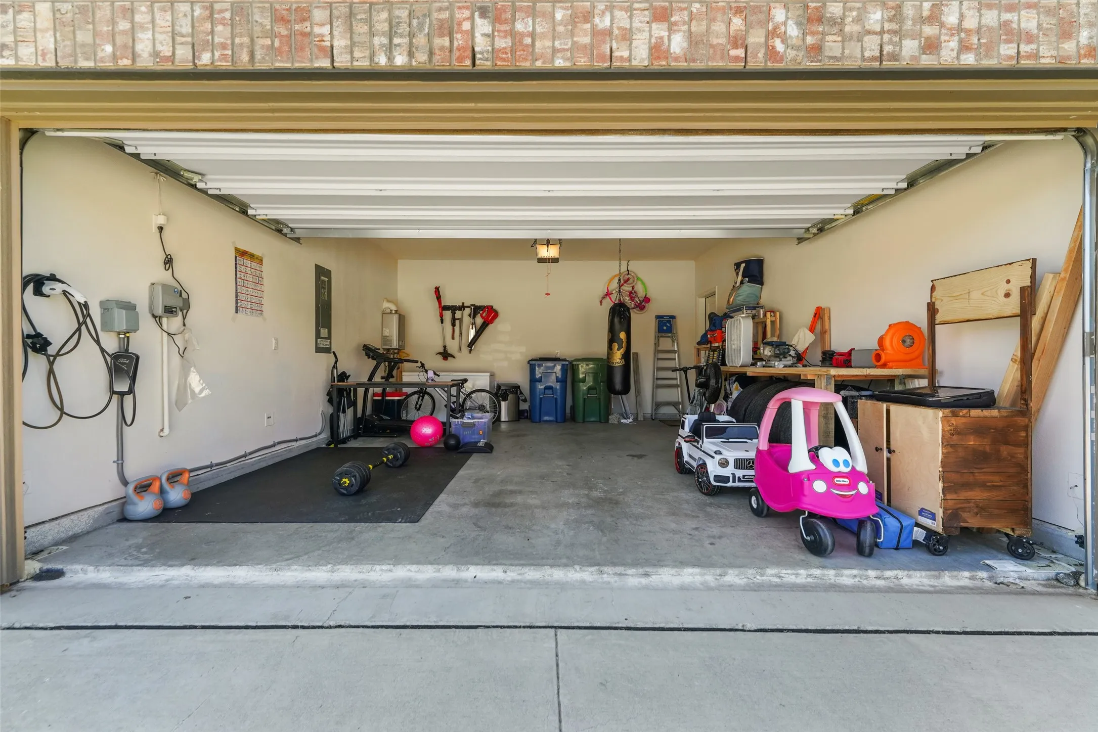 With Tankless Water Heater and EV charging connection