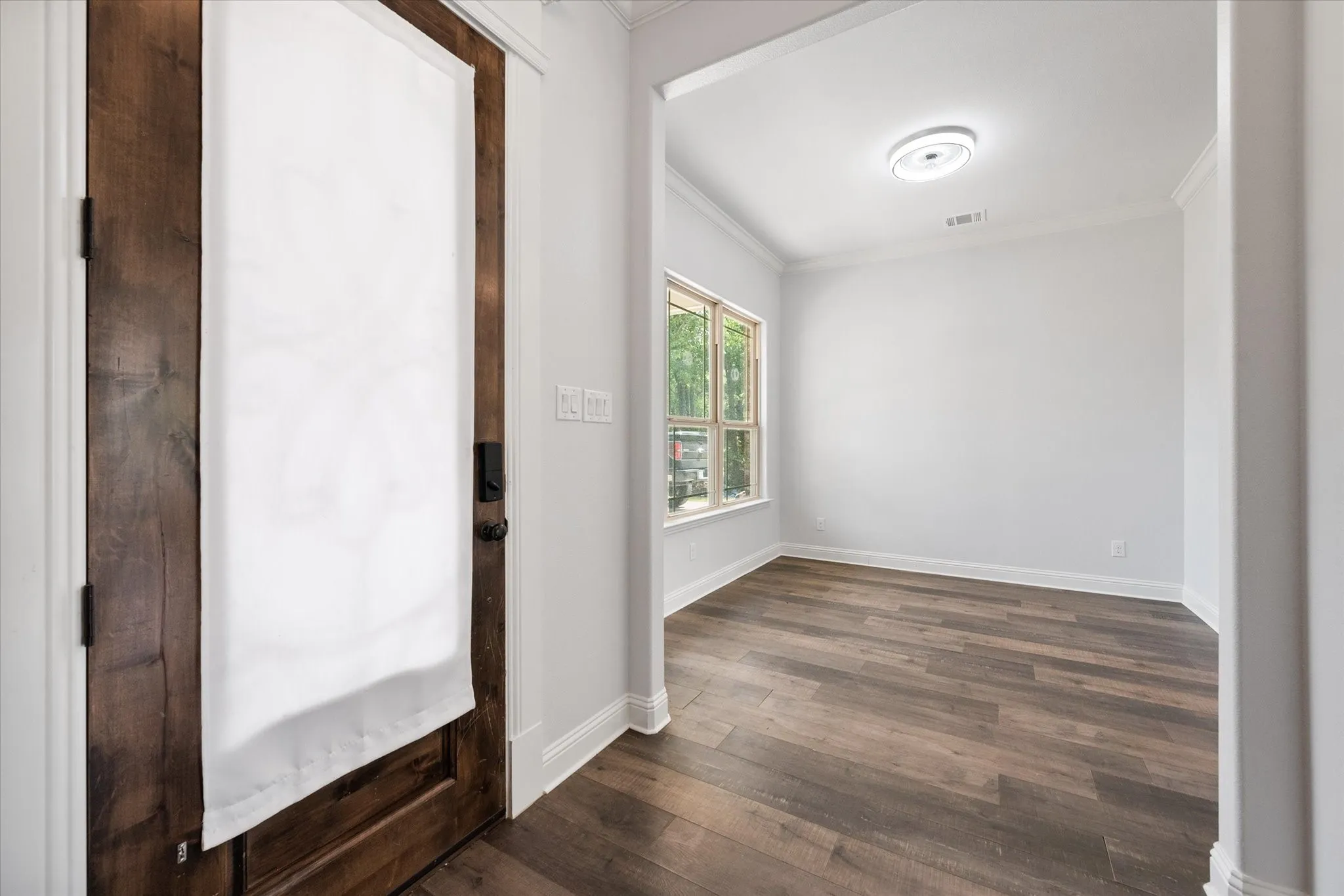 Just off the entry is the formal dining room that could also be used as an office!