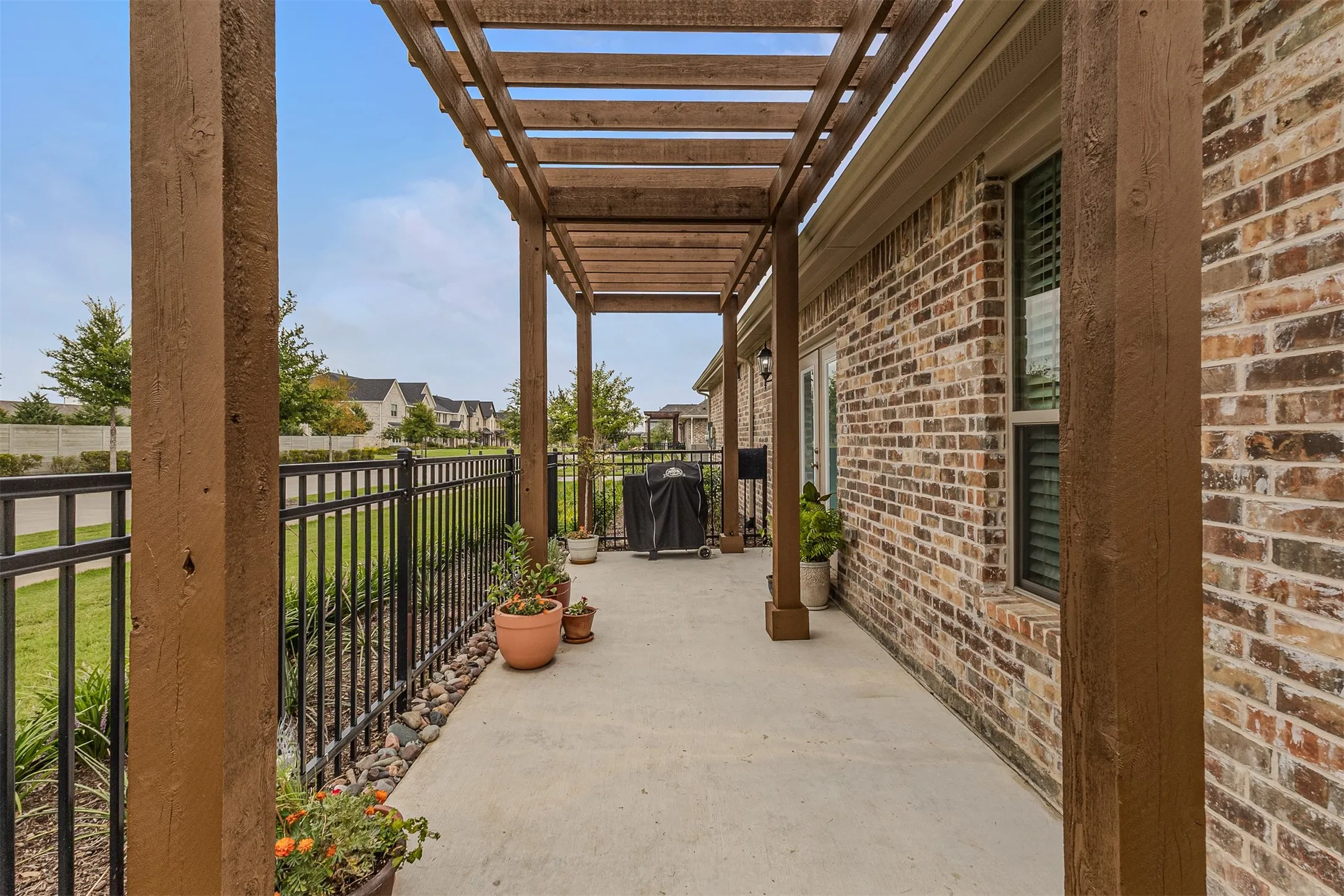 Patio of 1005 4th St, Argyle, TX in Harvest in Denton County, Texas