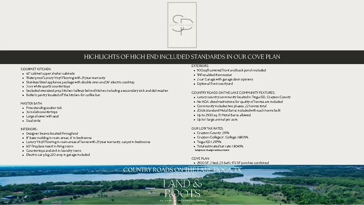Single Family Residence For Sale in Grayson County , TBD-10R Brooks Lane, Sadler, Texas 75264, 3 Bedrooms, 3 Bathrooms, 2 Garage spaces, 2,700 Sqft, built in 2026, Price $695,000, mls#21343751, Real Estate Agent in Sadler, Homes For Sale in Grayson county, Homes For Sale in Sadler, Realtor in Sadler Texas, Real Estate Brokerage Independent Realty Texas, Luminita Cordes Realtor