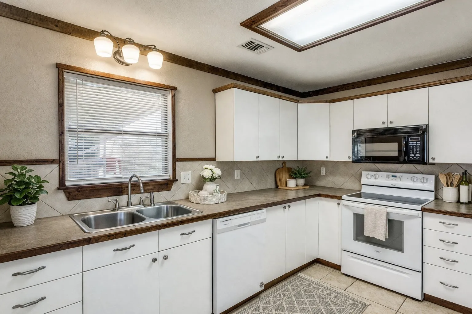 Virtually Staged Kitchen