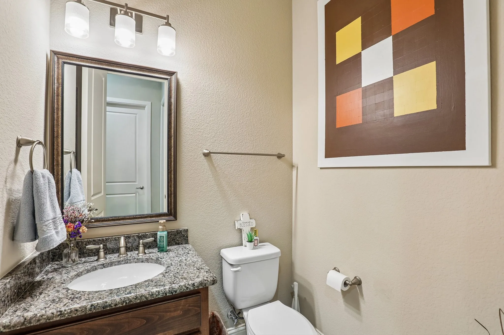 First floor full bathroom
