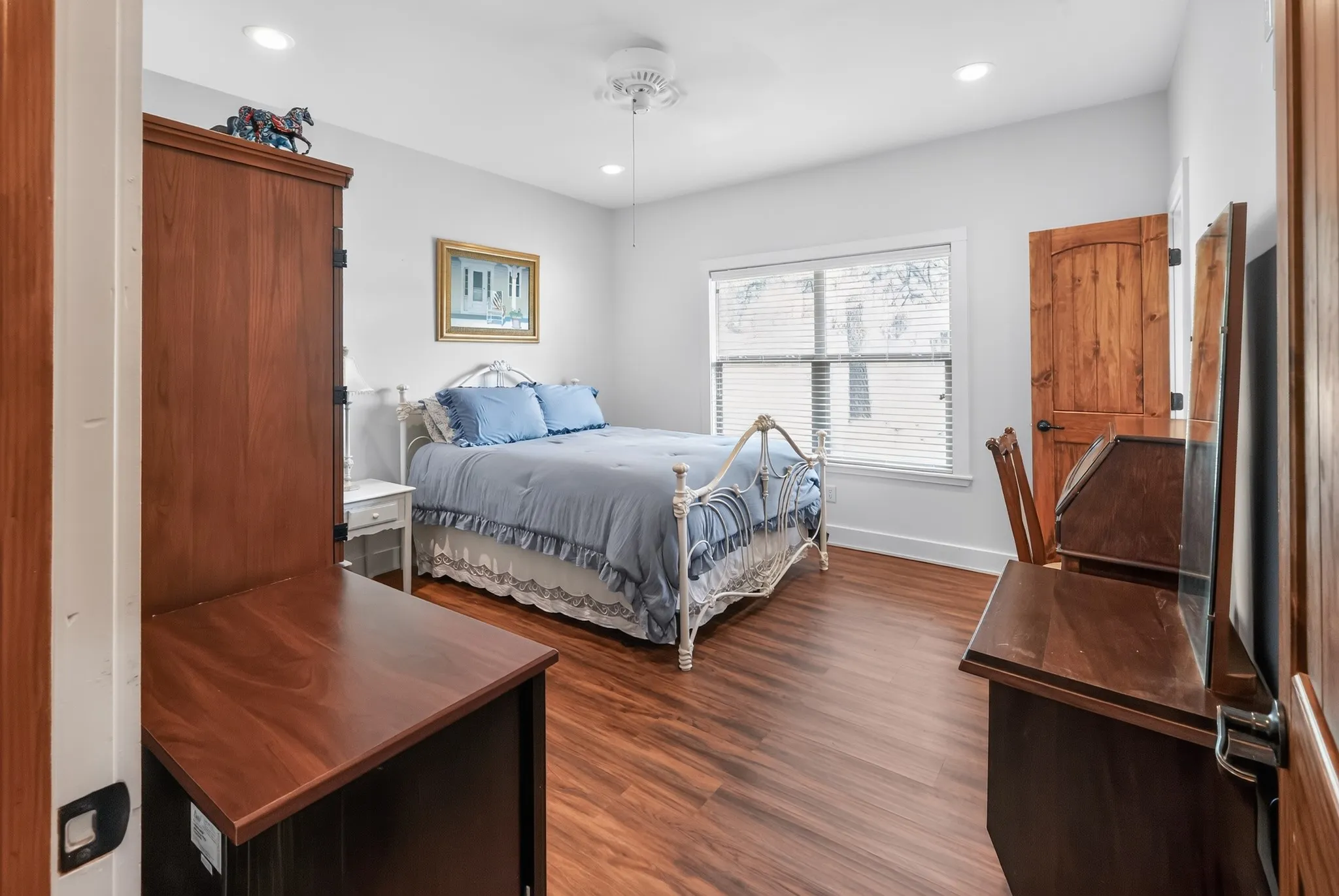 Secondary bedroom with a full private bath.