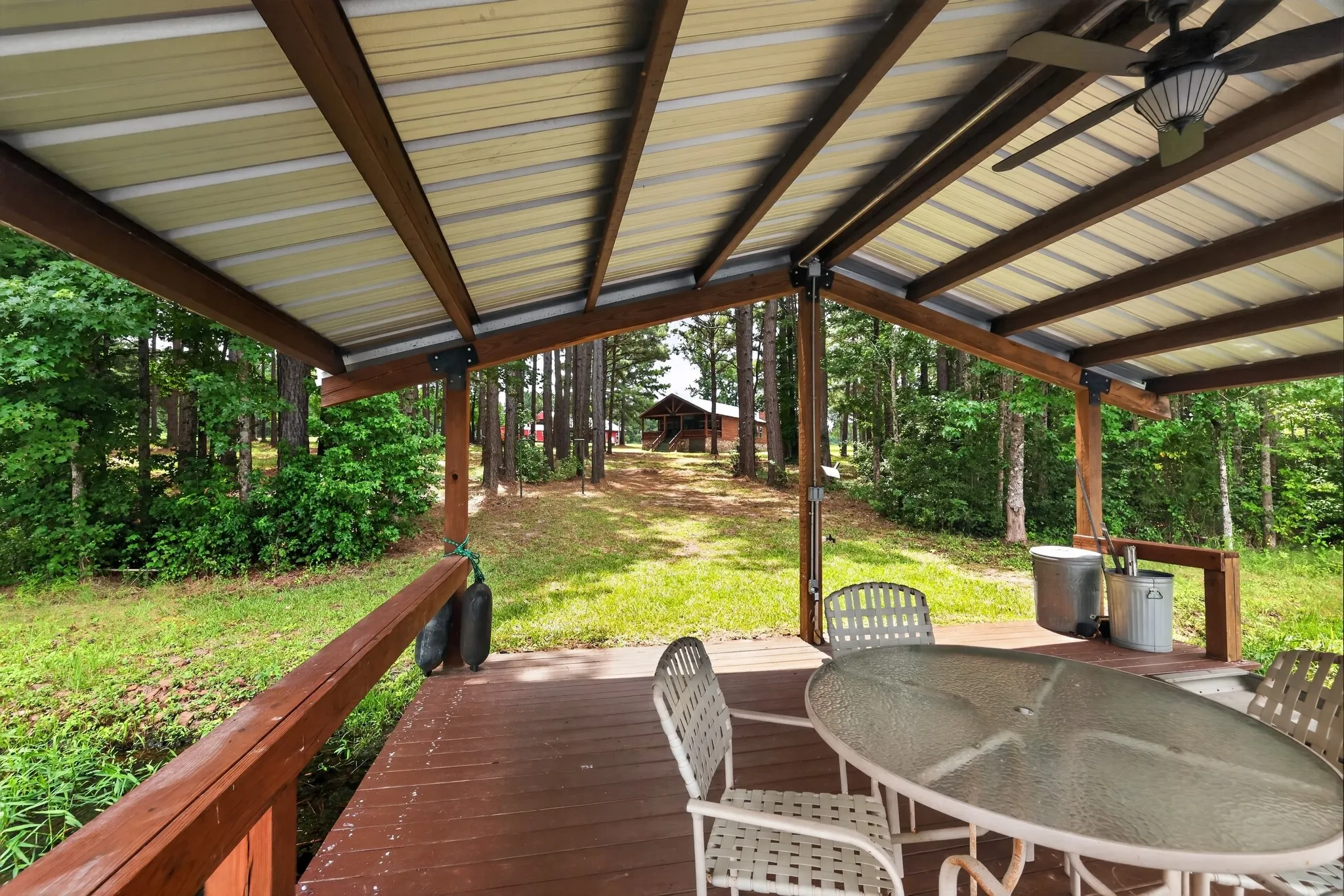 Private 20’x20’ boat dock/pier.