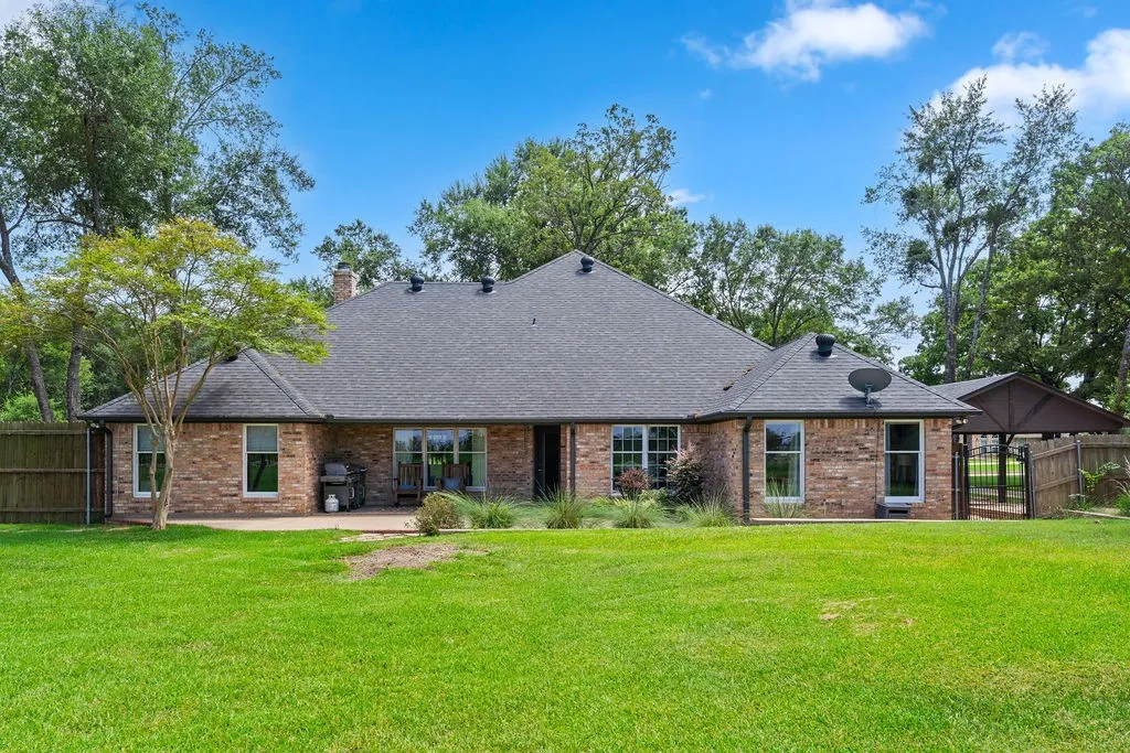 View of the back of the house