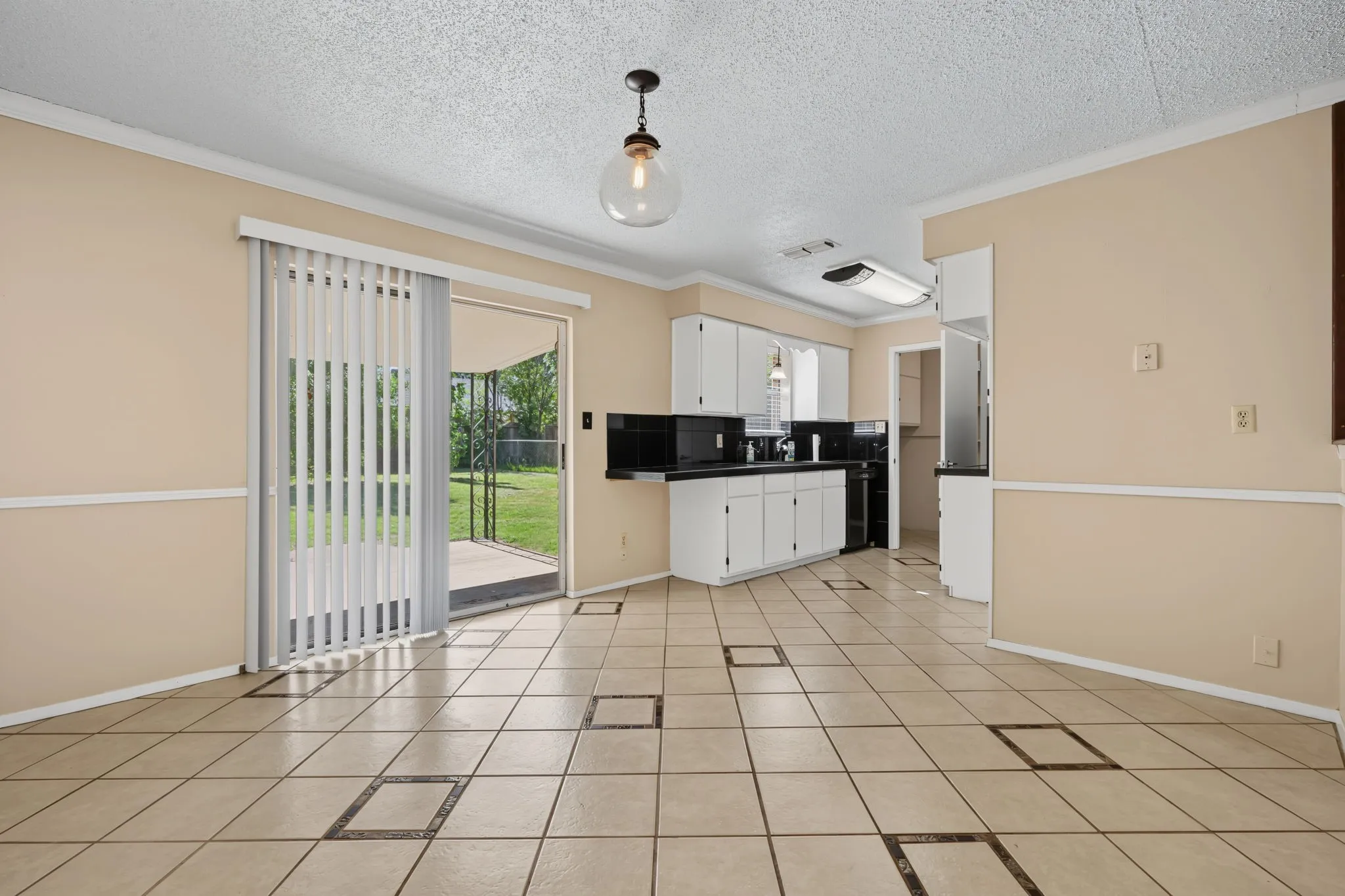 in-kitchen dining area