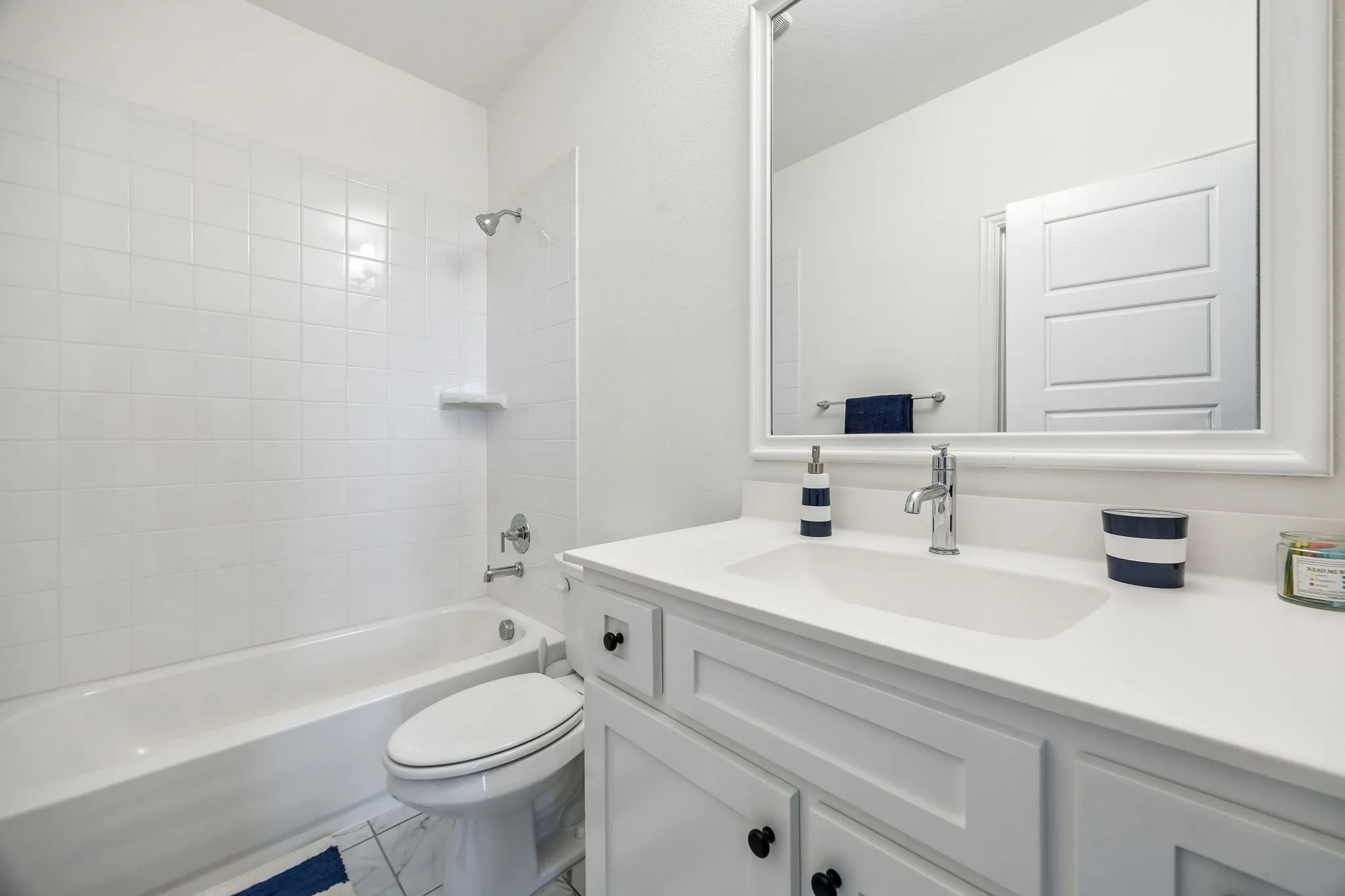Each bedroom has it's own bathroom