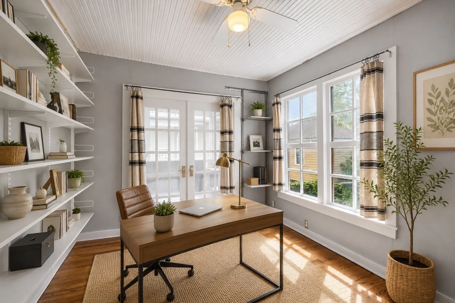 Digitally Staged Office- 2nd level