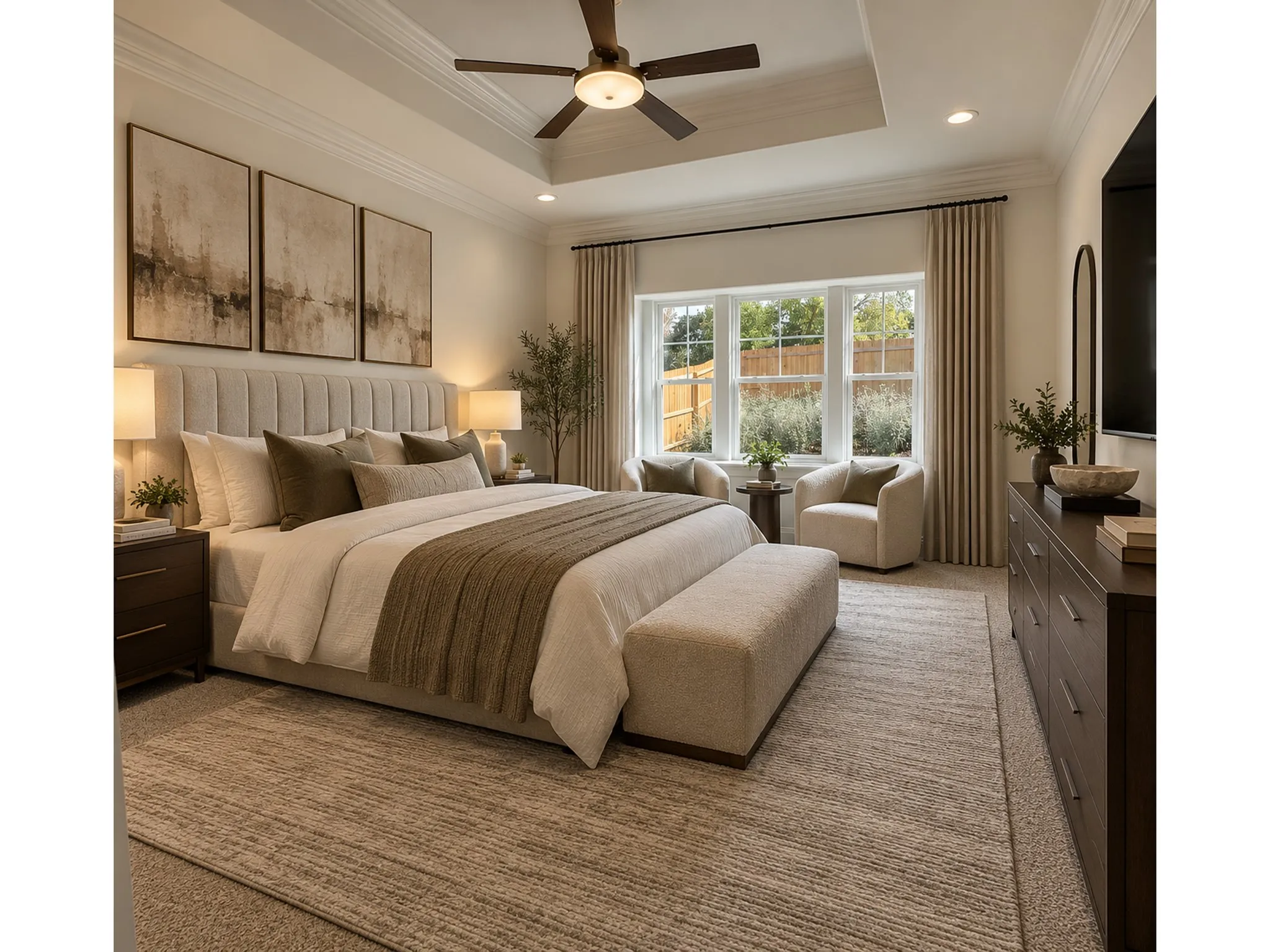 Master Bedroom Virtually Staged