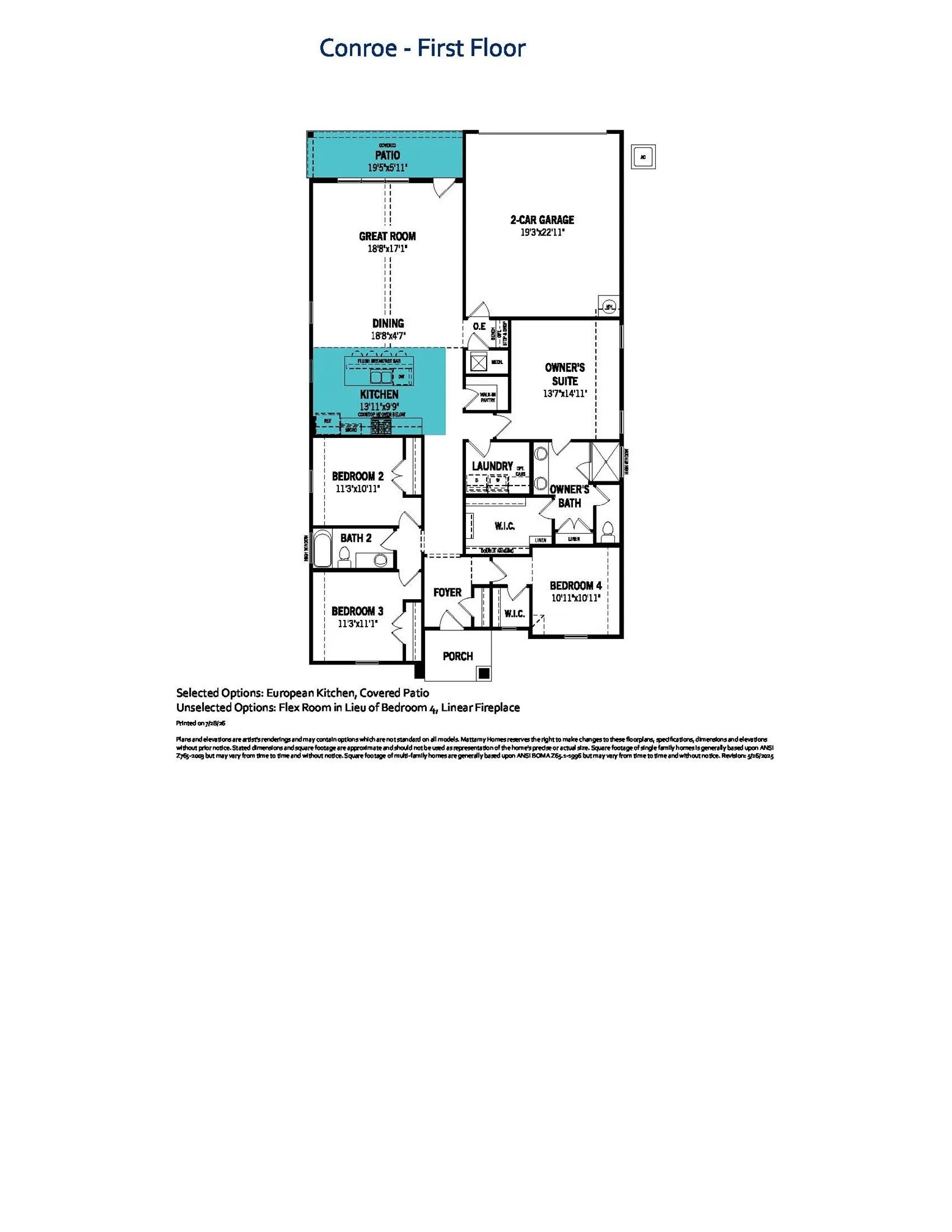 Conroe Floor Plan