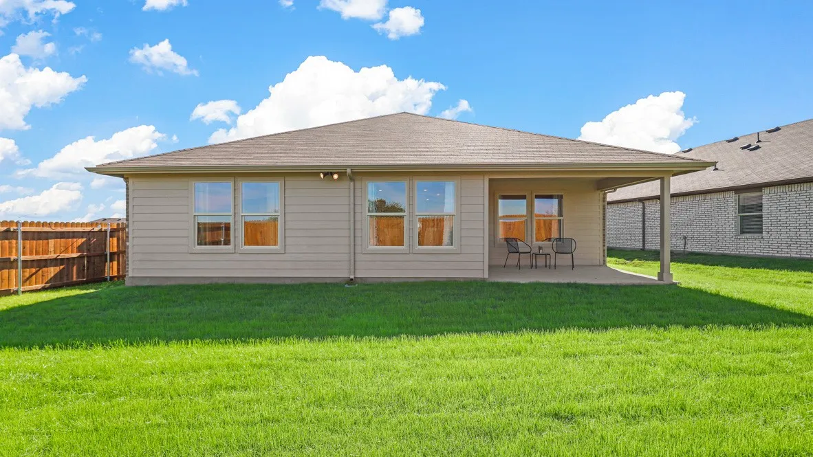 Backyard- All Home and community information, including pricing, included features, terms, availability and amenities, are subject to change at any time without notice or obligation. All Drawings, pictures, photographs, video, square footages, floor plans, elevations, features, colors and sizes are approximate for illustration purposes only and will vary from the homes as built.