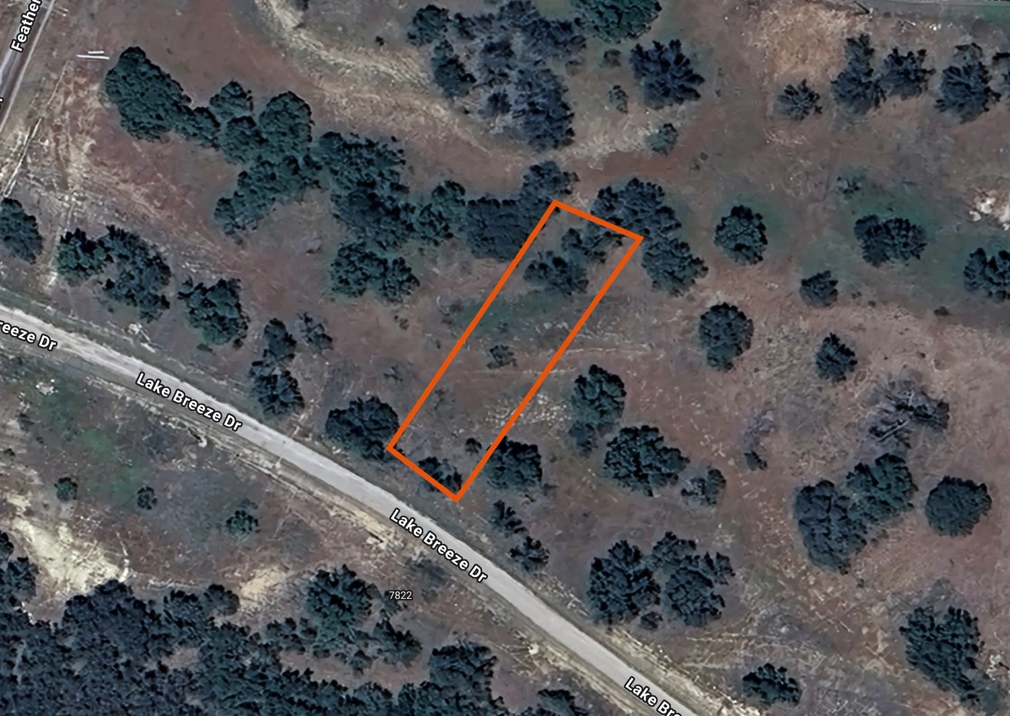 Aerial Map. Illustrating the property's boundaries and surrounding geographical features