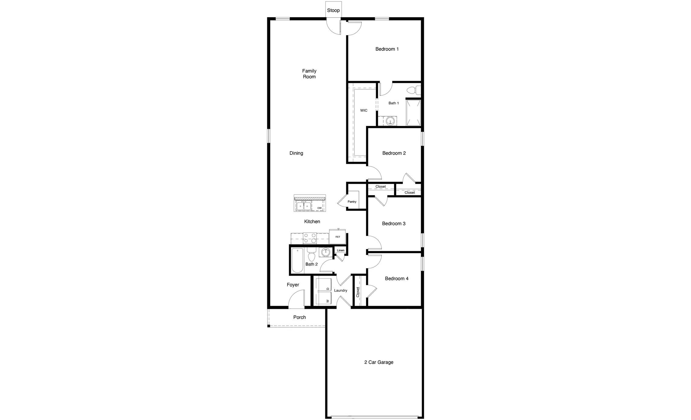 D.R. Horton's  Estero floorplan - All Home and community information, including pricing, included features, terms, availability and amenities, are subject to change at any time without notice or obligation. All Drawings, pictures, photographs, video, square footages, floor plans, elevations, features, colors and sizes are approximate for illustration purposes only and will vary from the homes as built.
