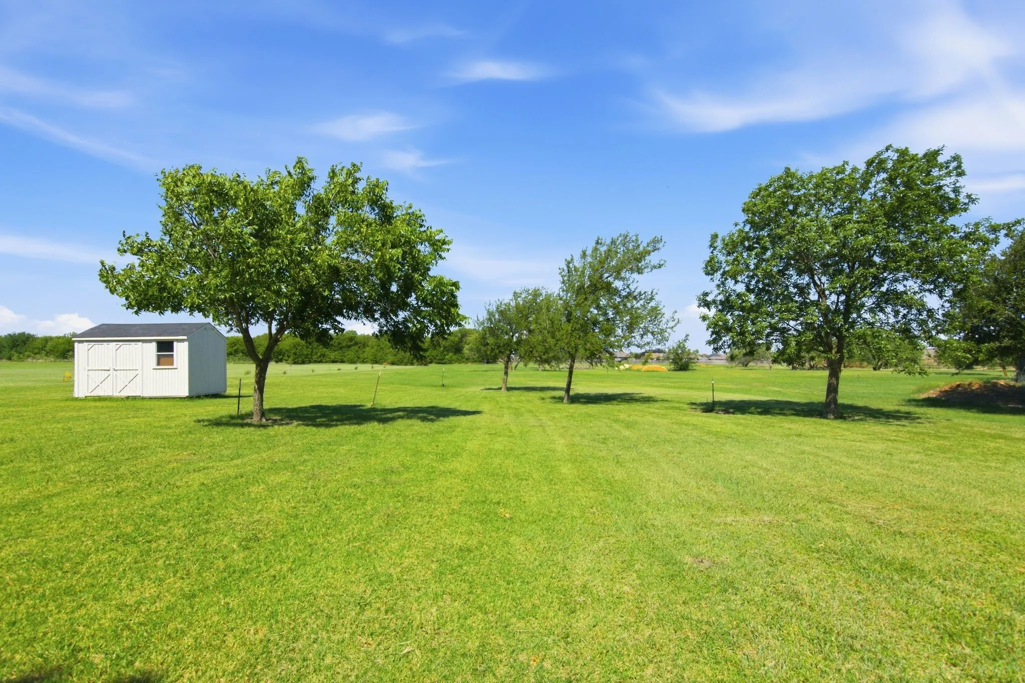 Gorgeous acreage with mature trees!