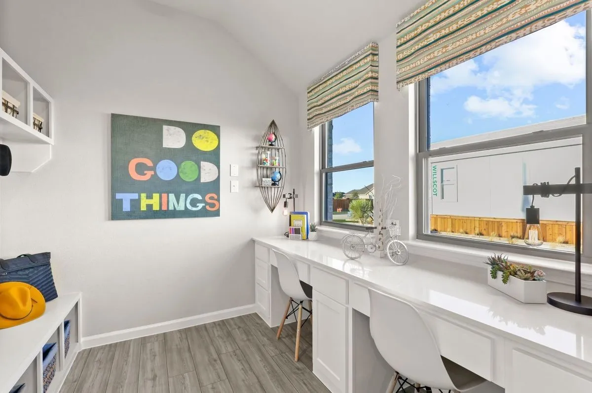Home management in the Diamond home plan by Trophy Signature Homes – REPRESENTATIVE PHOTO