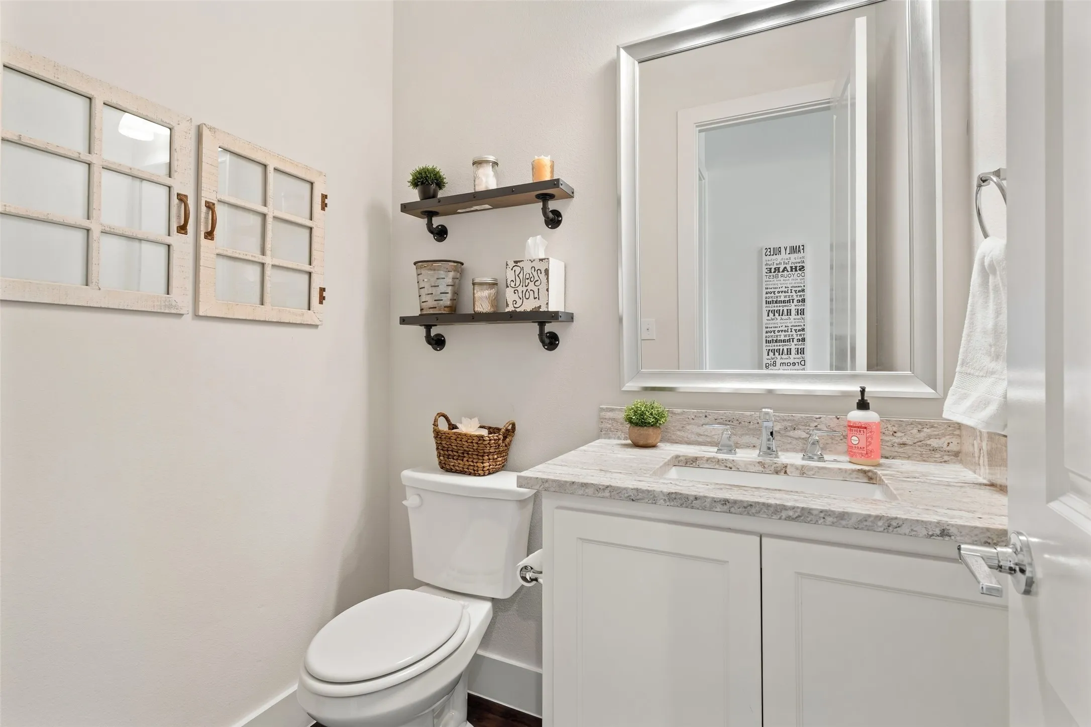 Half Bath on 1st level