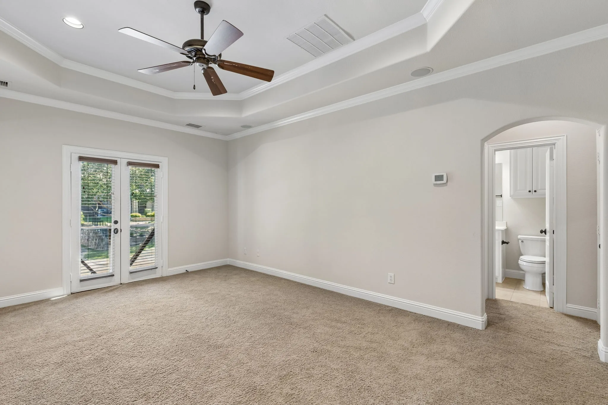 Great versatile space for studying, exercise, playroom, you name it.
