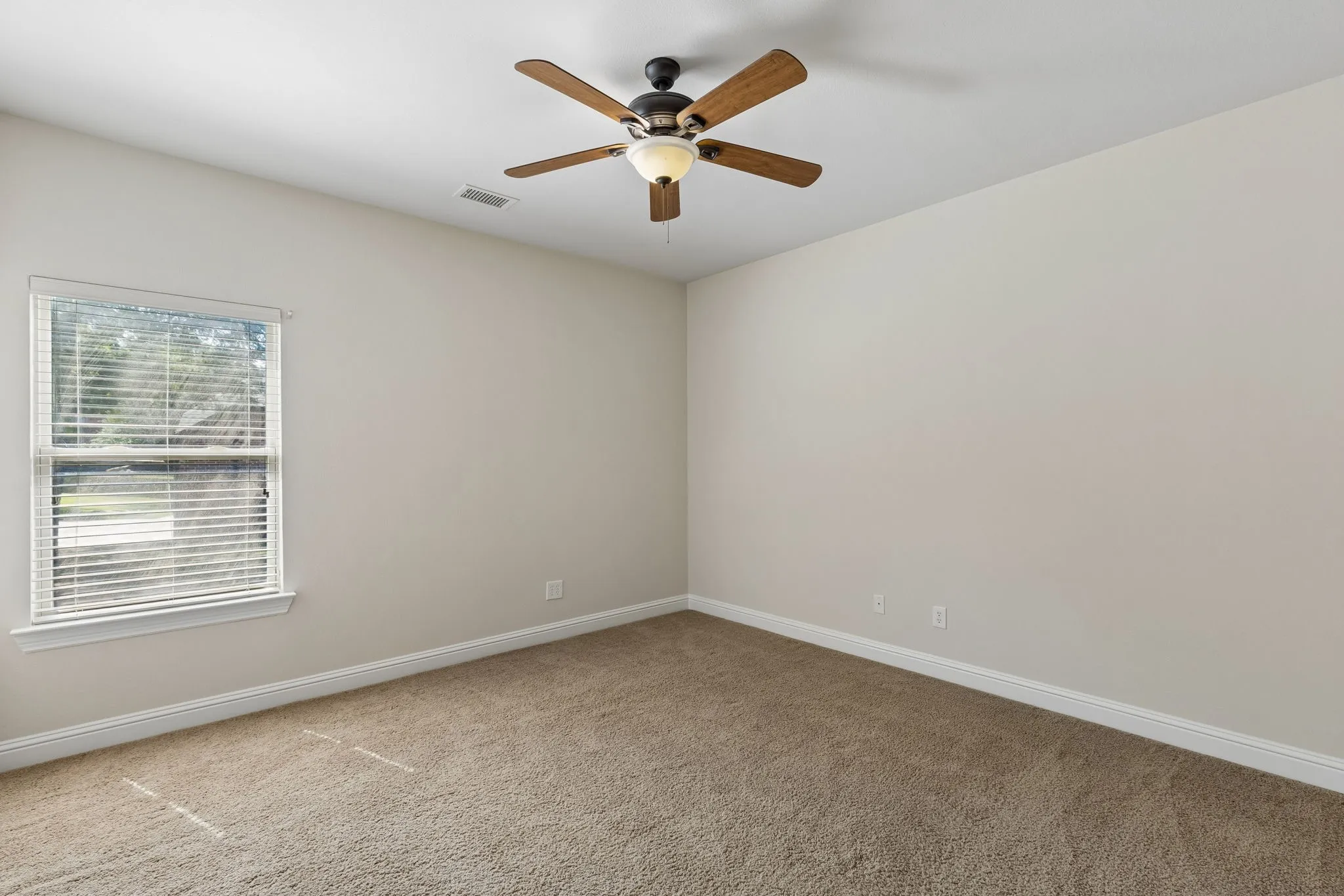 One of 2 spacious upstairs bedrooms with access to its own bathroom