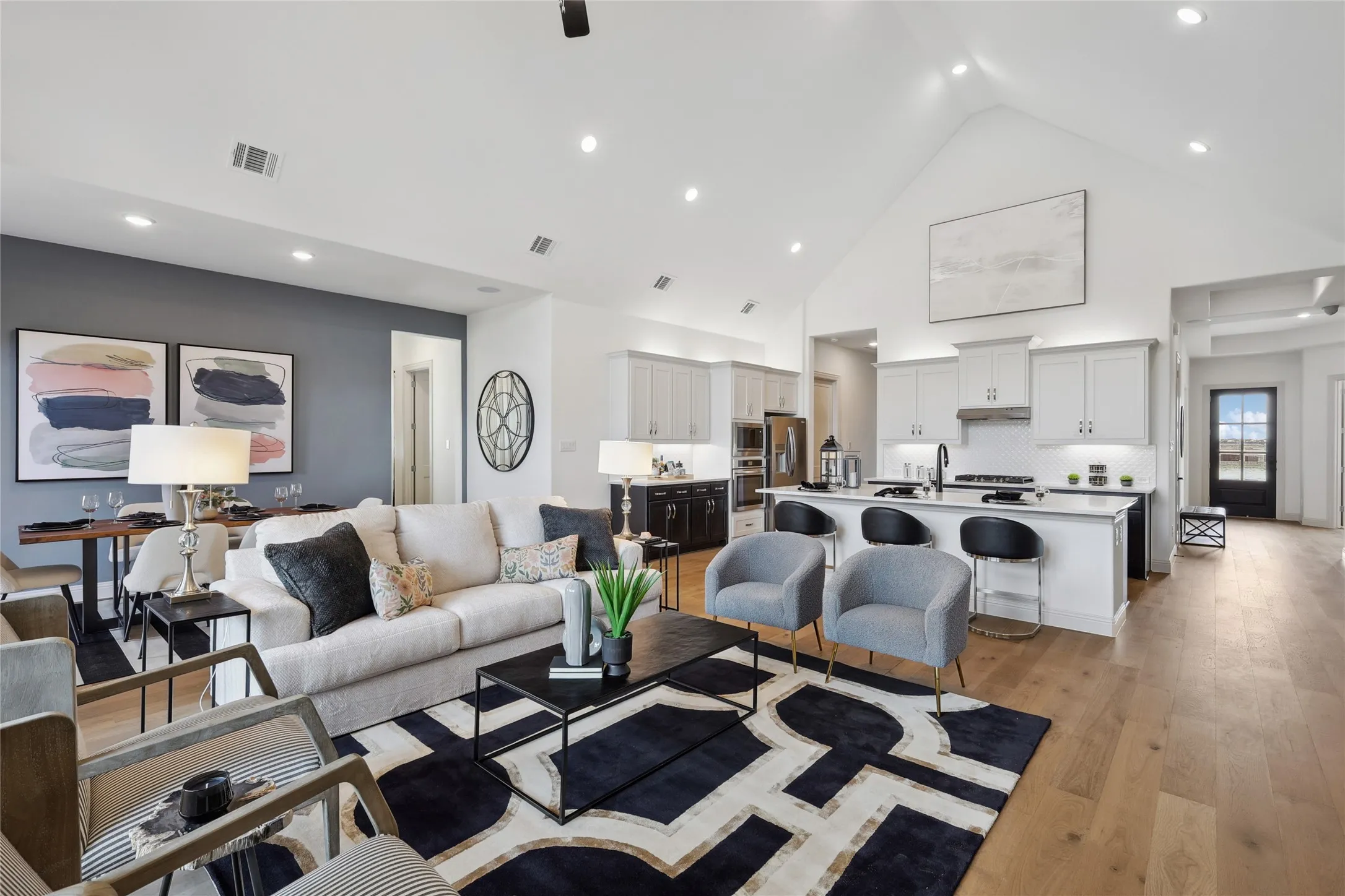 Model home photos of similar floorplans, not pictures of actual home.