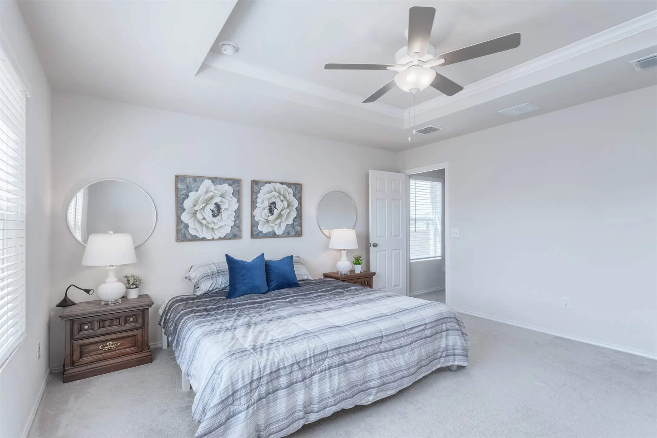 Trayed Ceiling highlights the Primary Suite