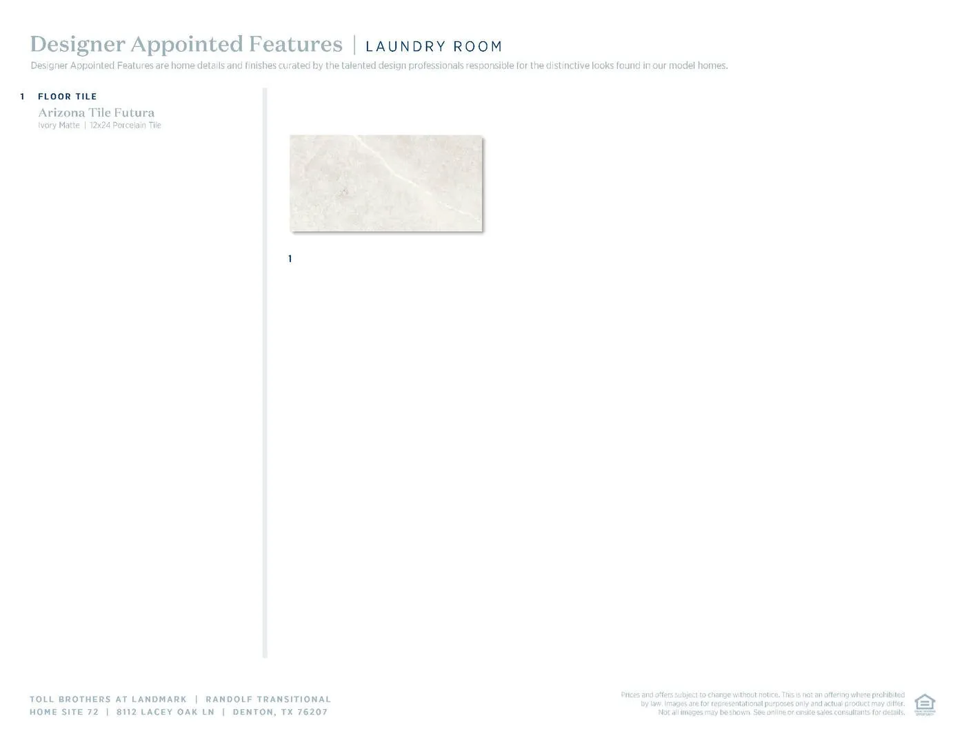 Randolf Transitional-Laundry Room Selections