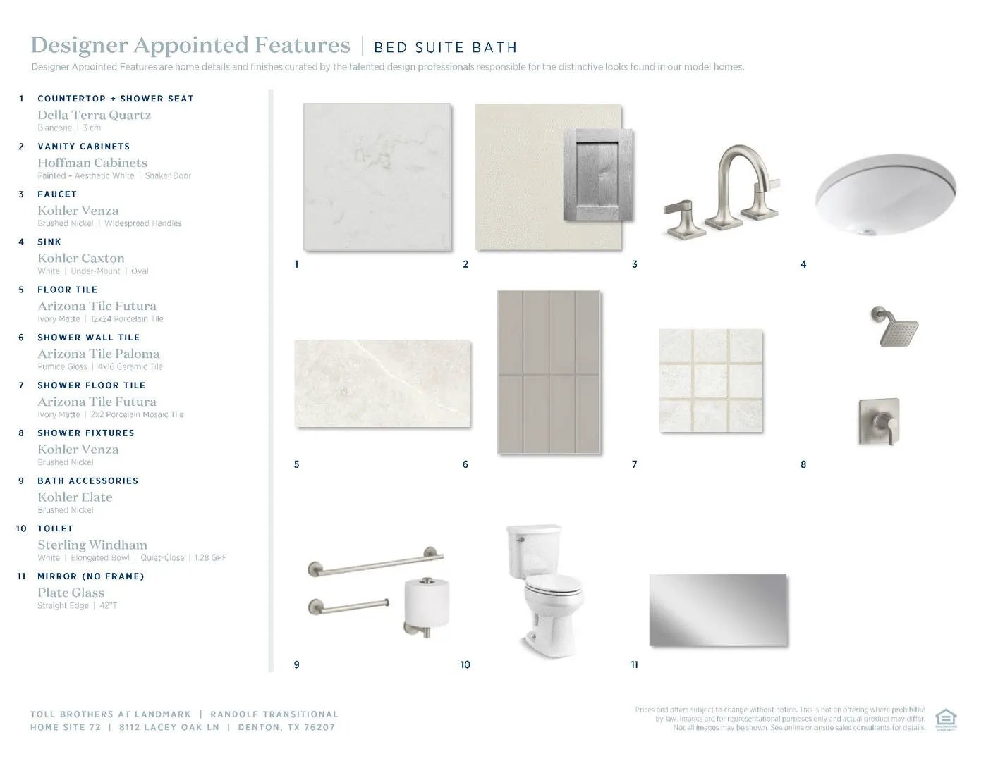 Randolf Transitional-Bed Suite Selections