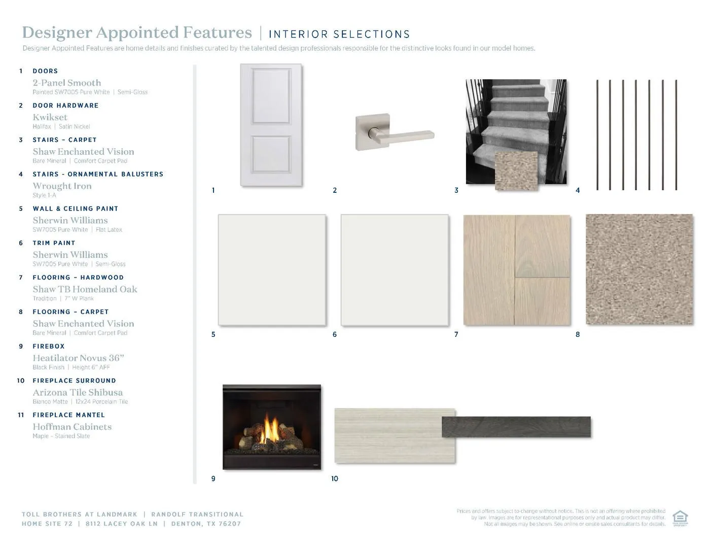Randolf Transitional-Interior Selections