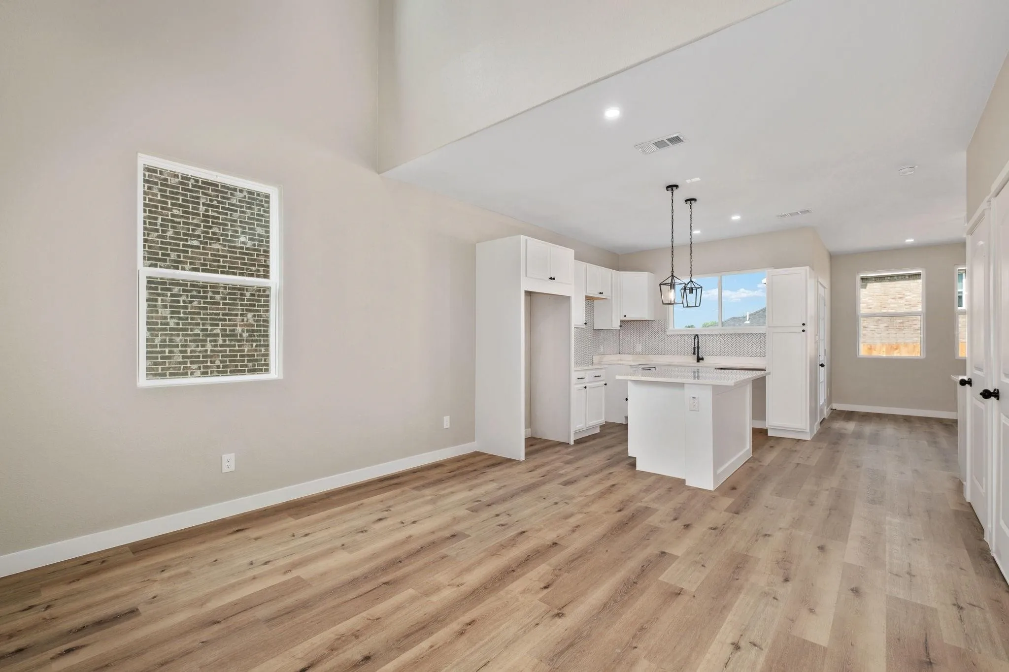 View of Kitchen from Living Room