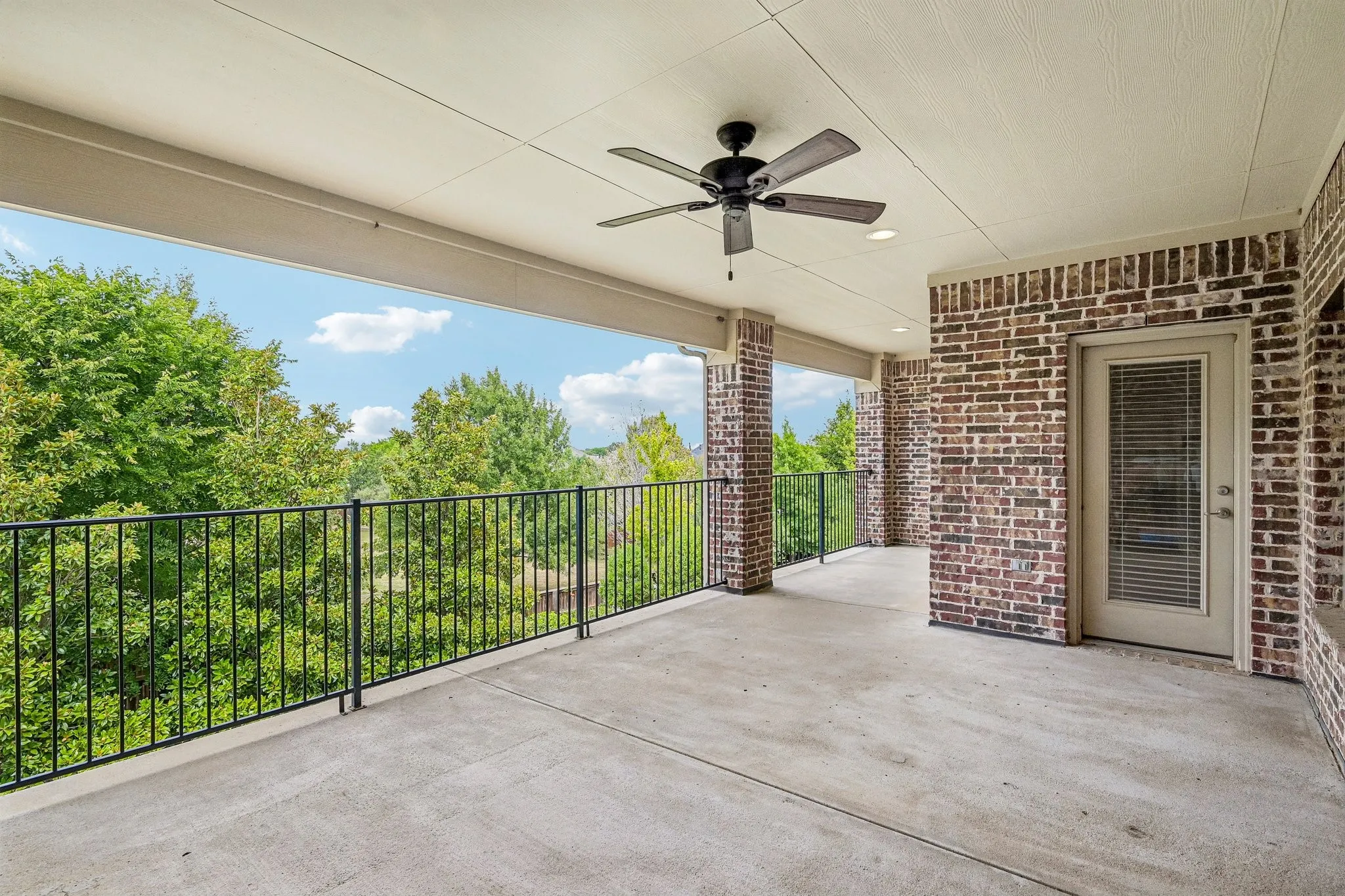 Second floor balcony