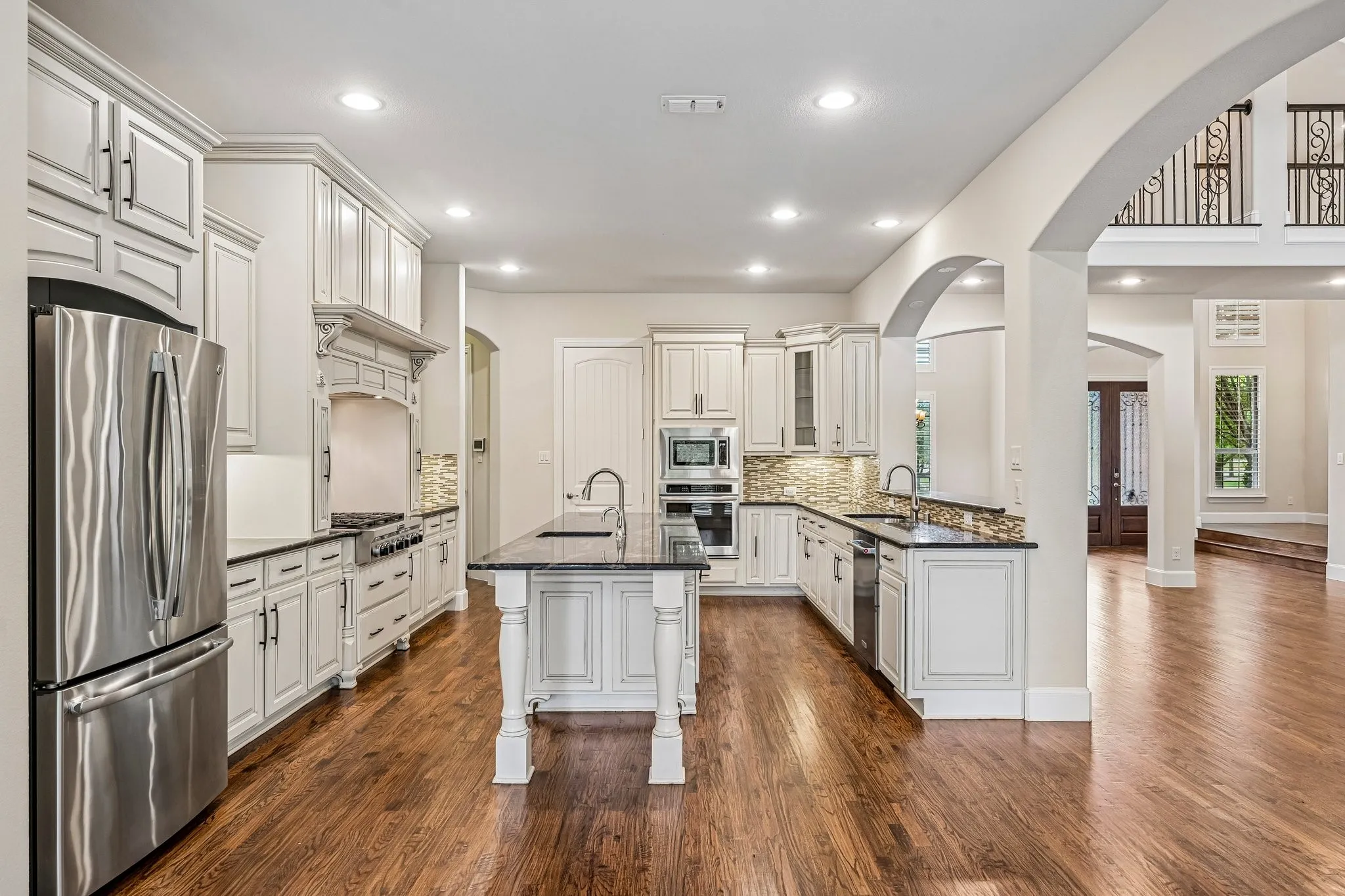 Open concept kitchen