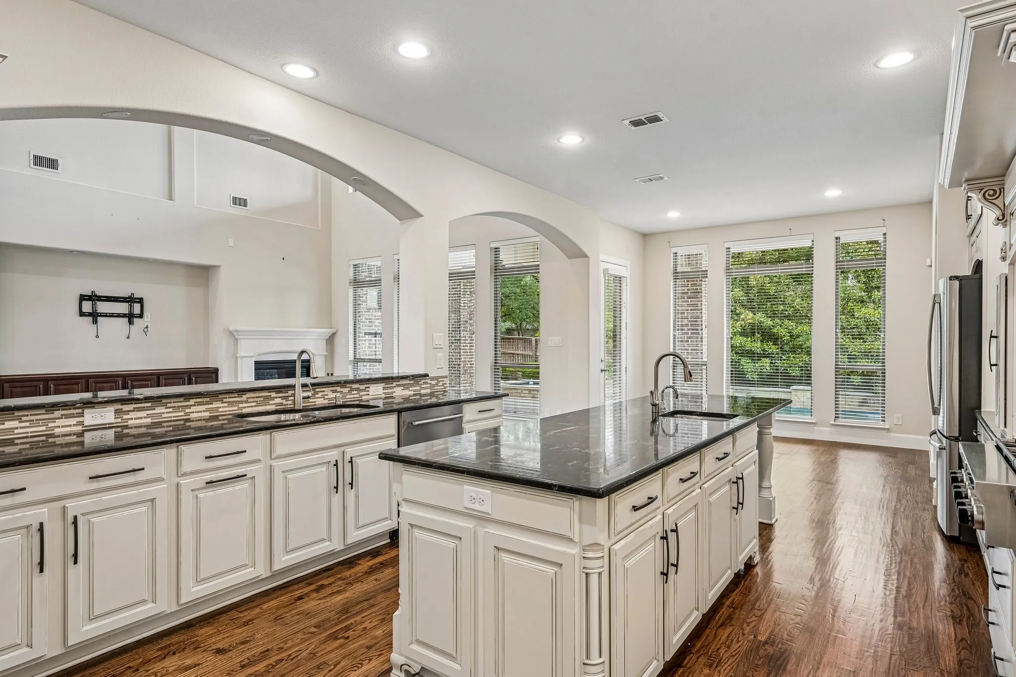 Open concept kitchen