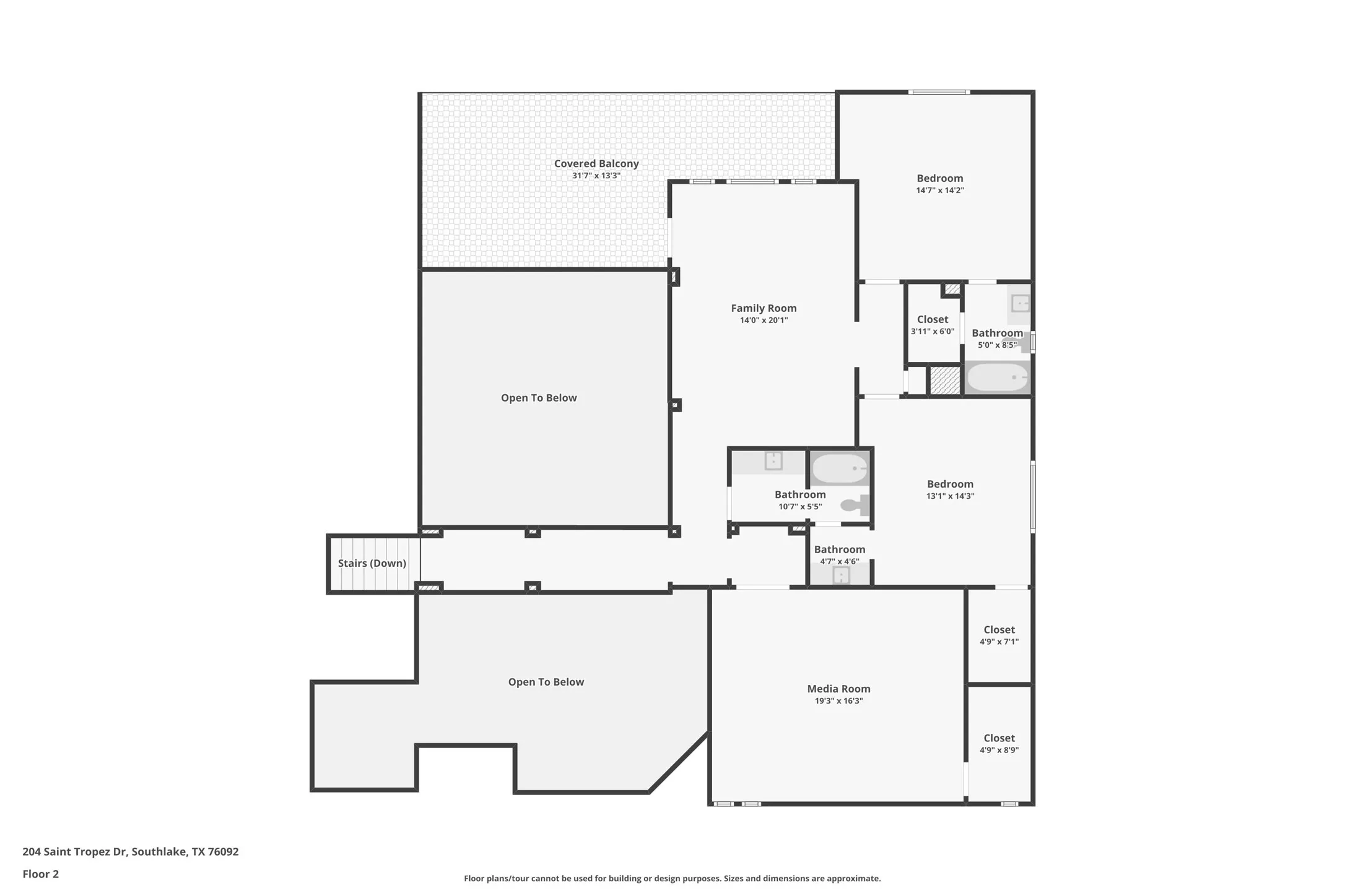 Floor plan - second floor