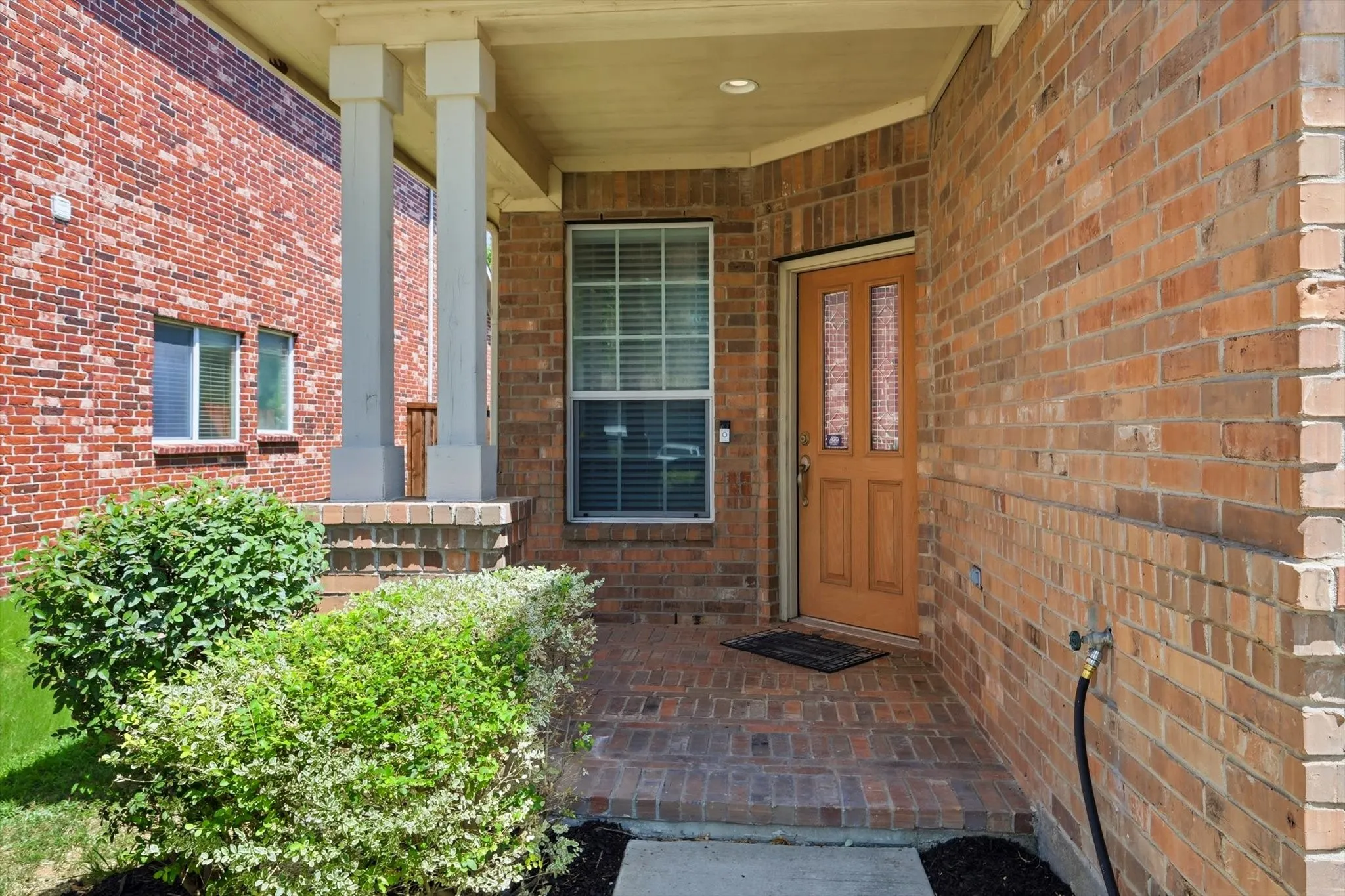 Covered front entry
