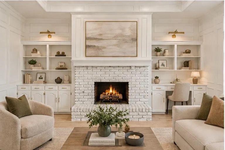 Virtually Staged Living Rm