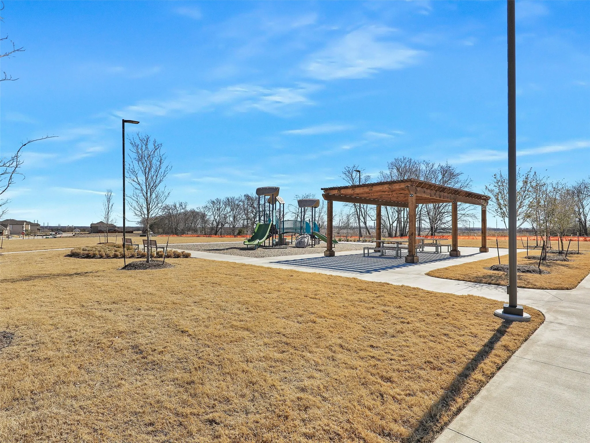 Community Playground and covered picnic area