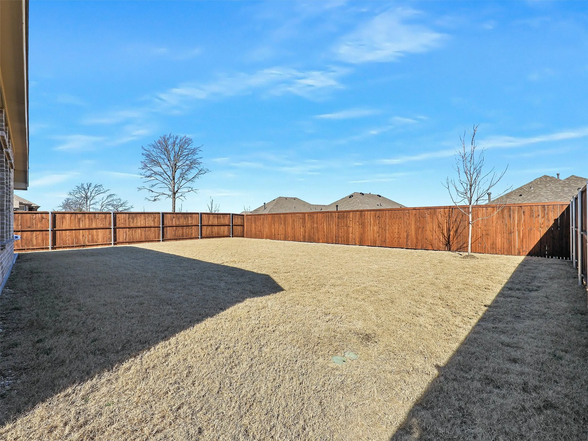Lots of yard space in the back!
