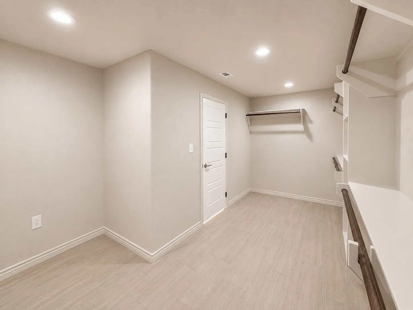 Primary closet