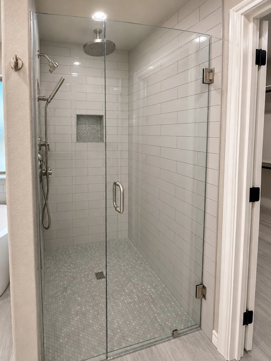 Beautiful walk-in shower
