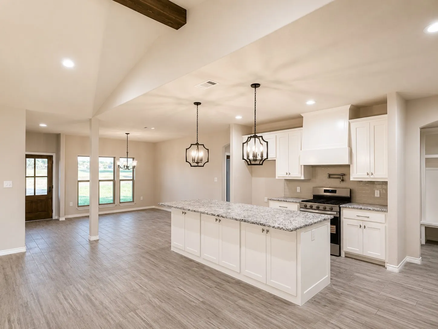 Large kitchen island